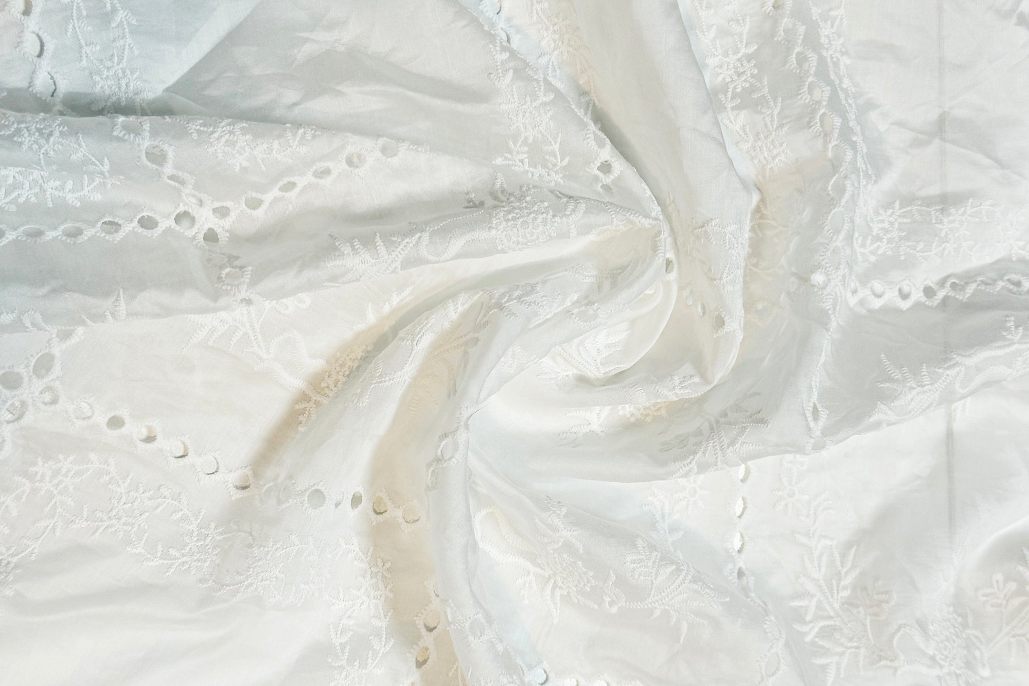 JIUWU PARK Embroidered Bow Halter Top