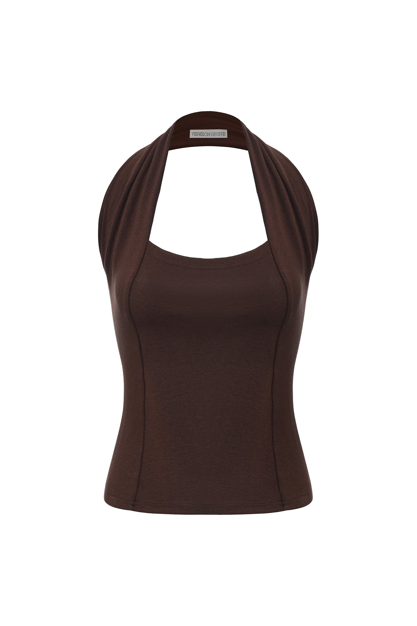 VERSION9 Modern Square-Neck Halter Top