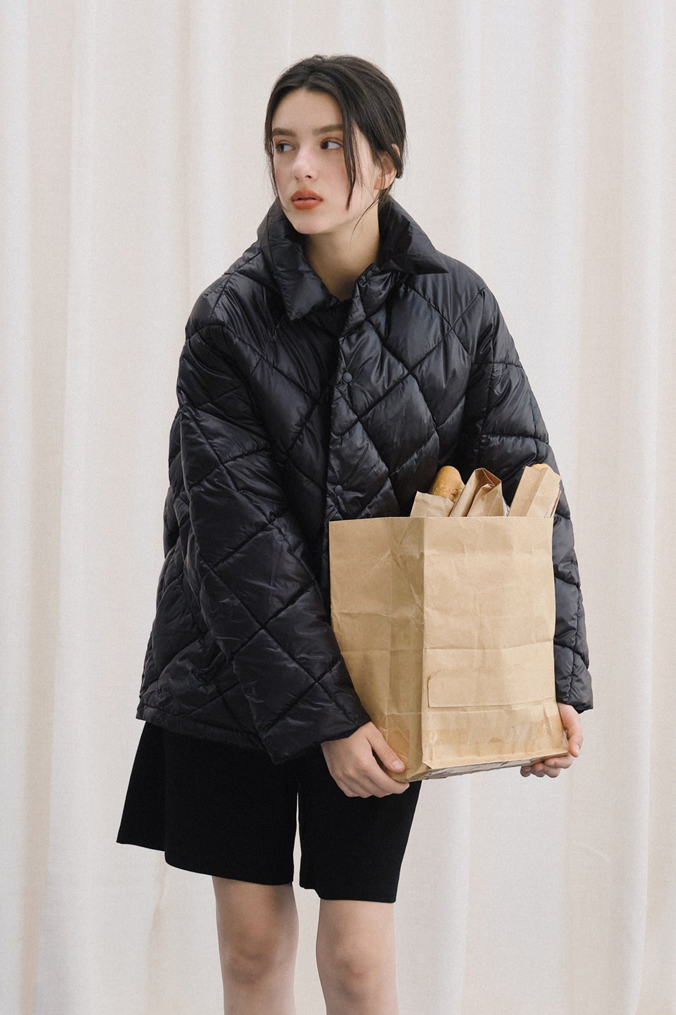 LIVINGTOWN Essential Sorona Packable Quilted Jacket