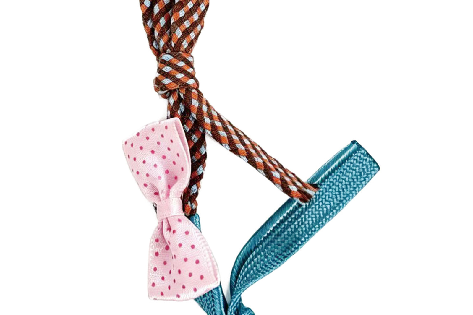 OINIMI Mixed Ribbon Bow Necklace