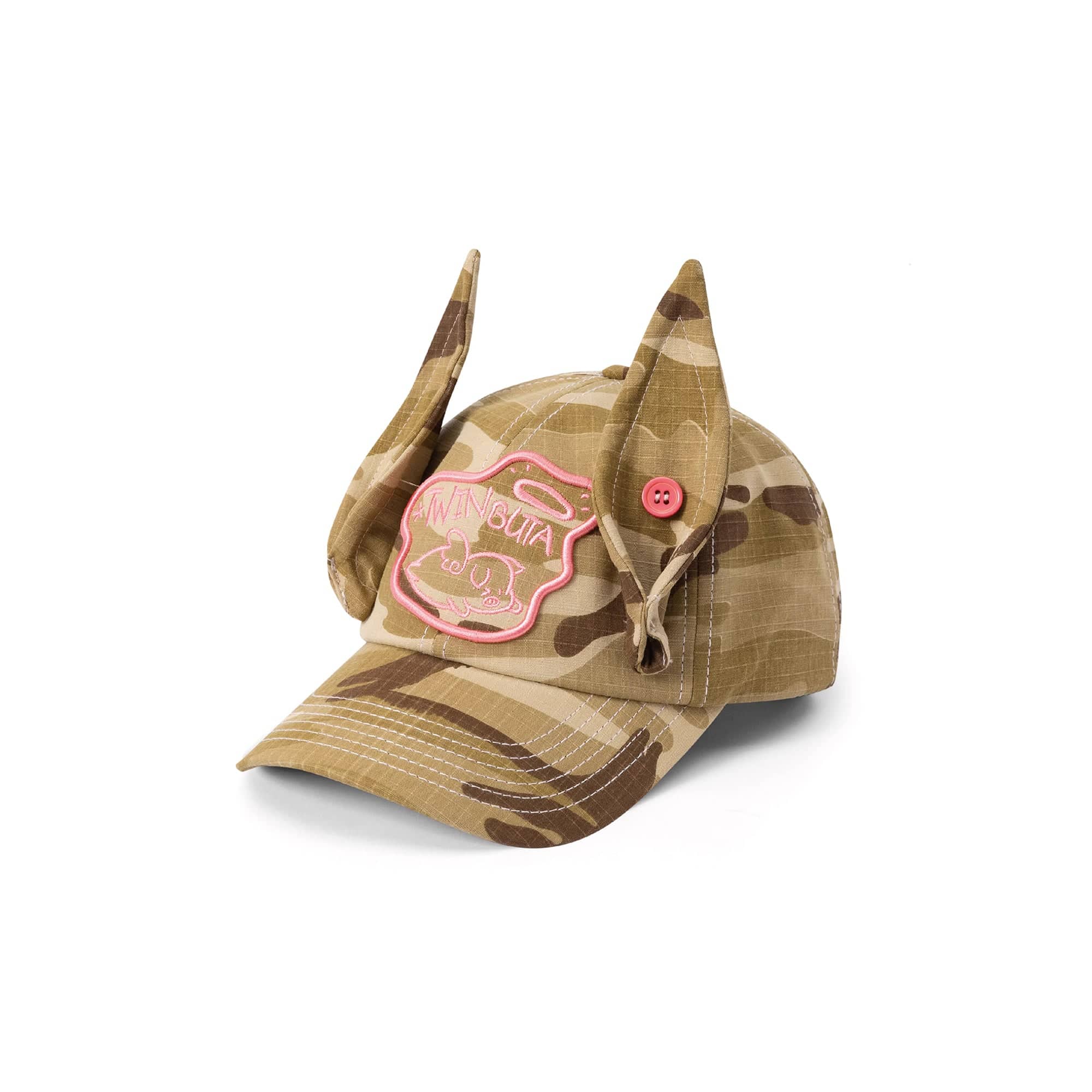 TWINBUTA Camo Pig Embroidered Cap