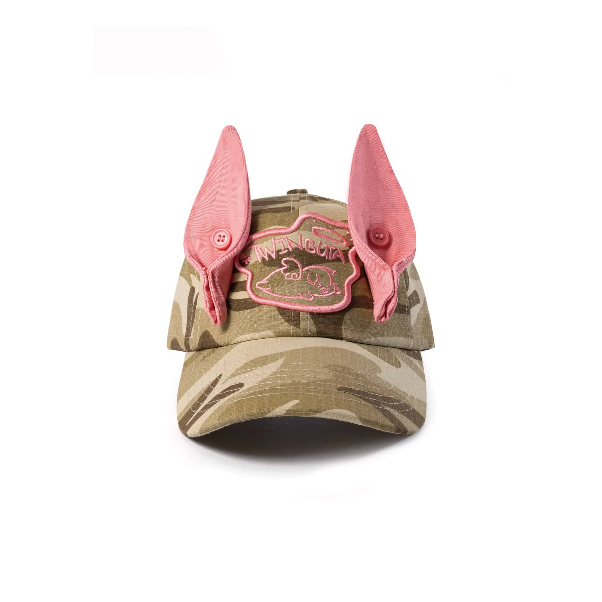 TWINBUTA Camo Pig Embroidered Cap