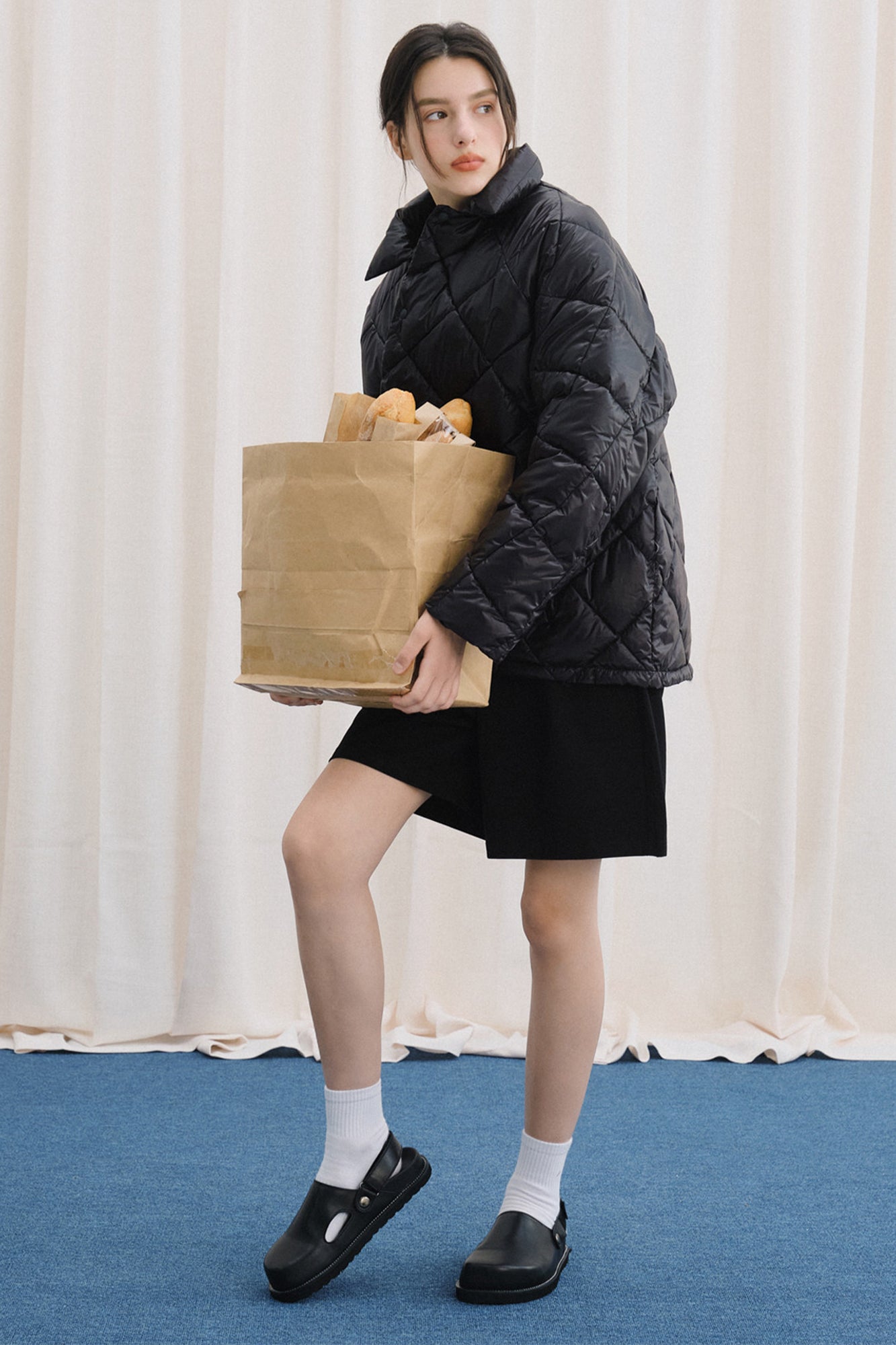 LIVINGTOWN Essential Sorona Packable Quilted Jacket