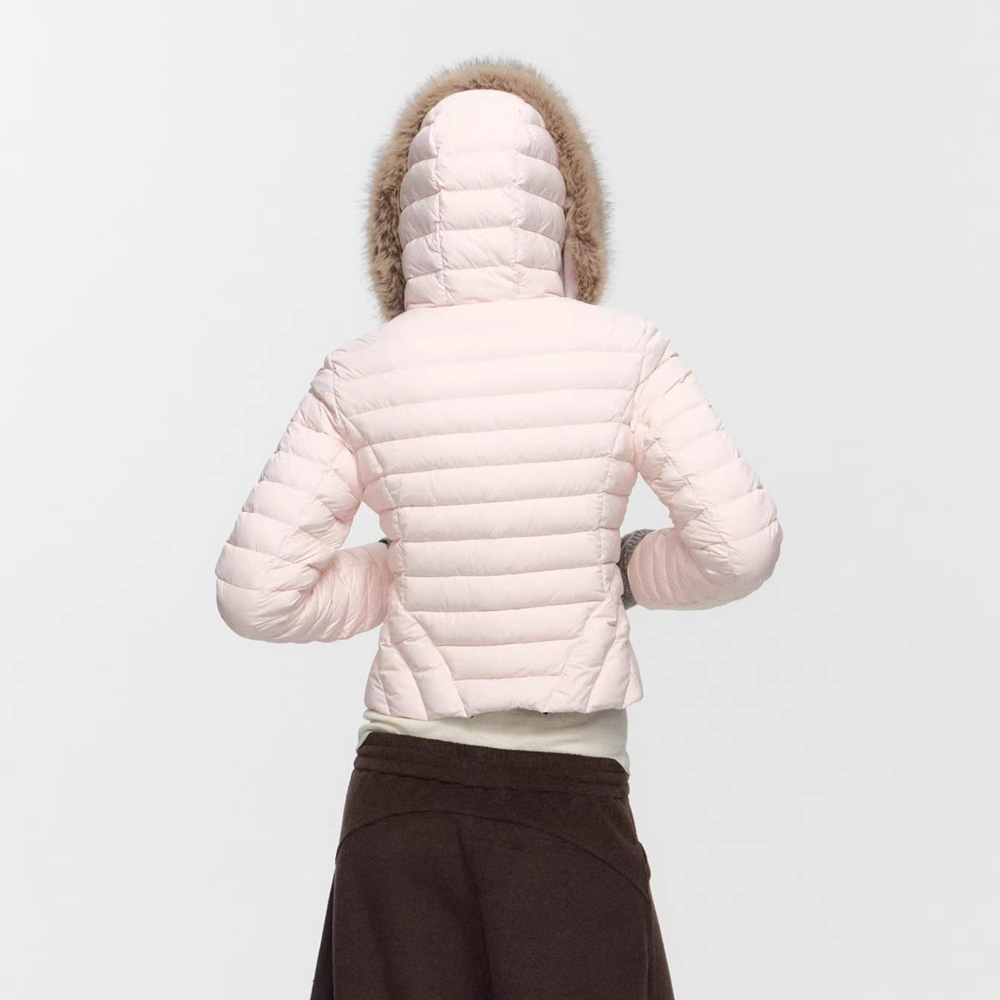 10AMSOTIIIIIIRED Detachable Faux-Fur Quilted Down Jacket