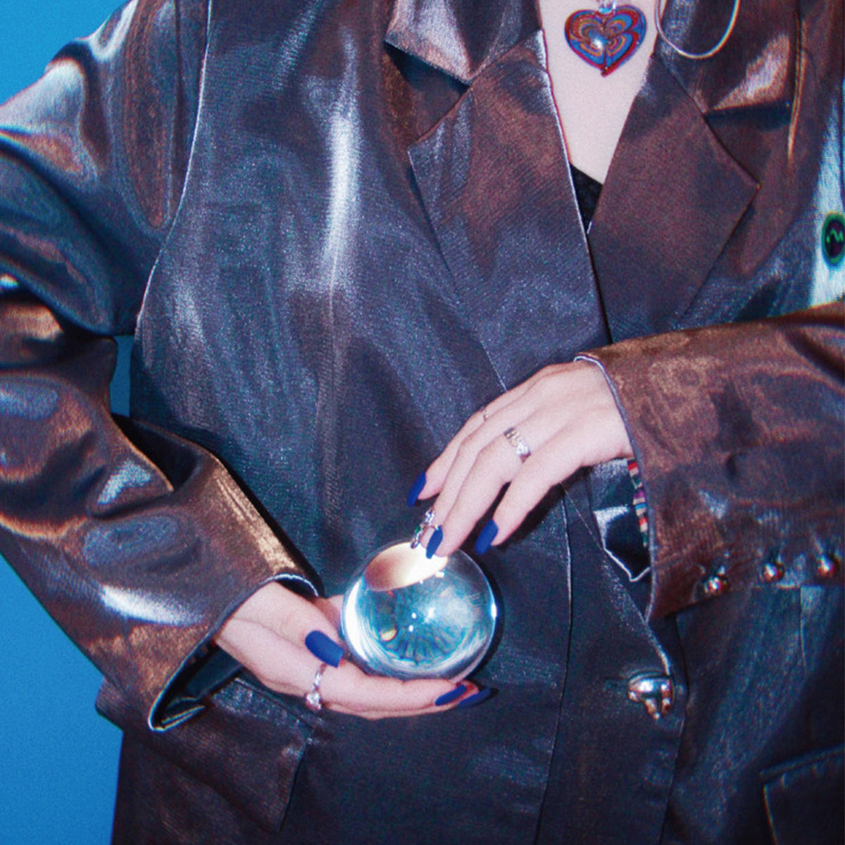 NOPMOB Retro Shimmery Oversized Blazer