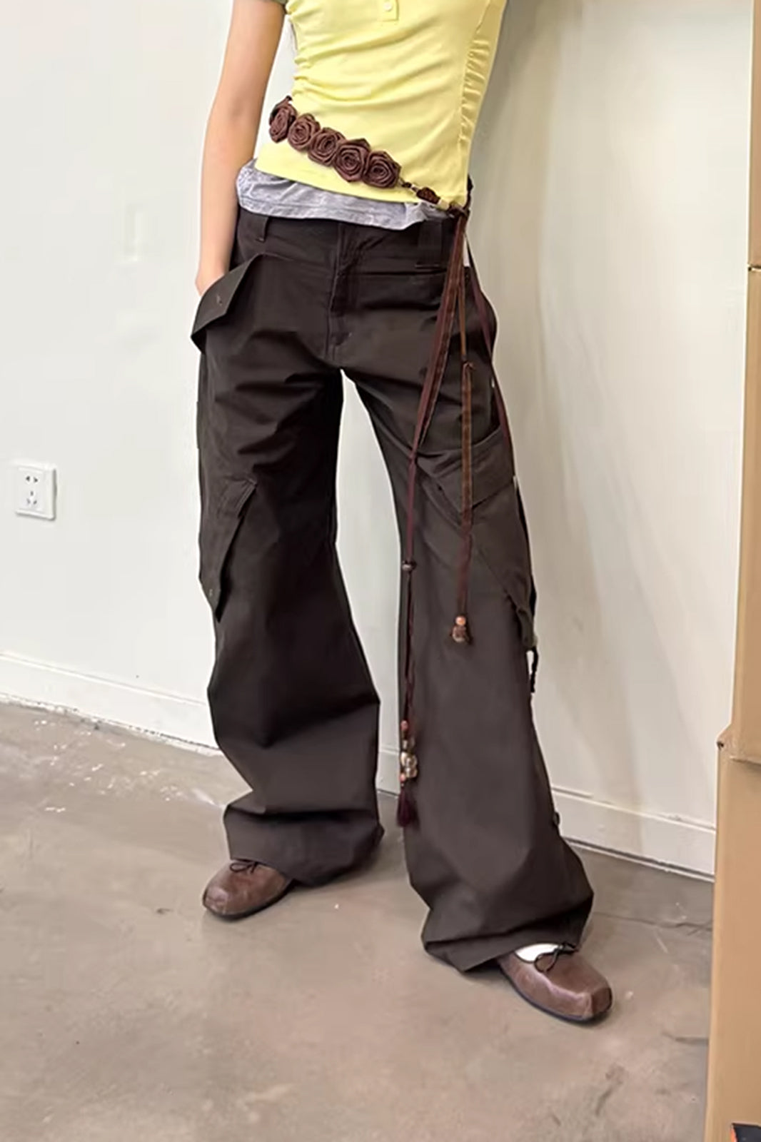 NEVERSEEZ Snap-Hem Multi-Pocket Cargo Pants