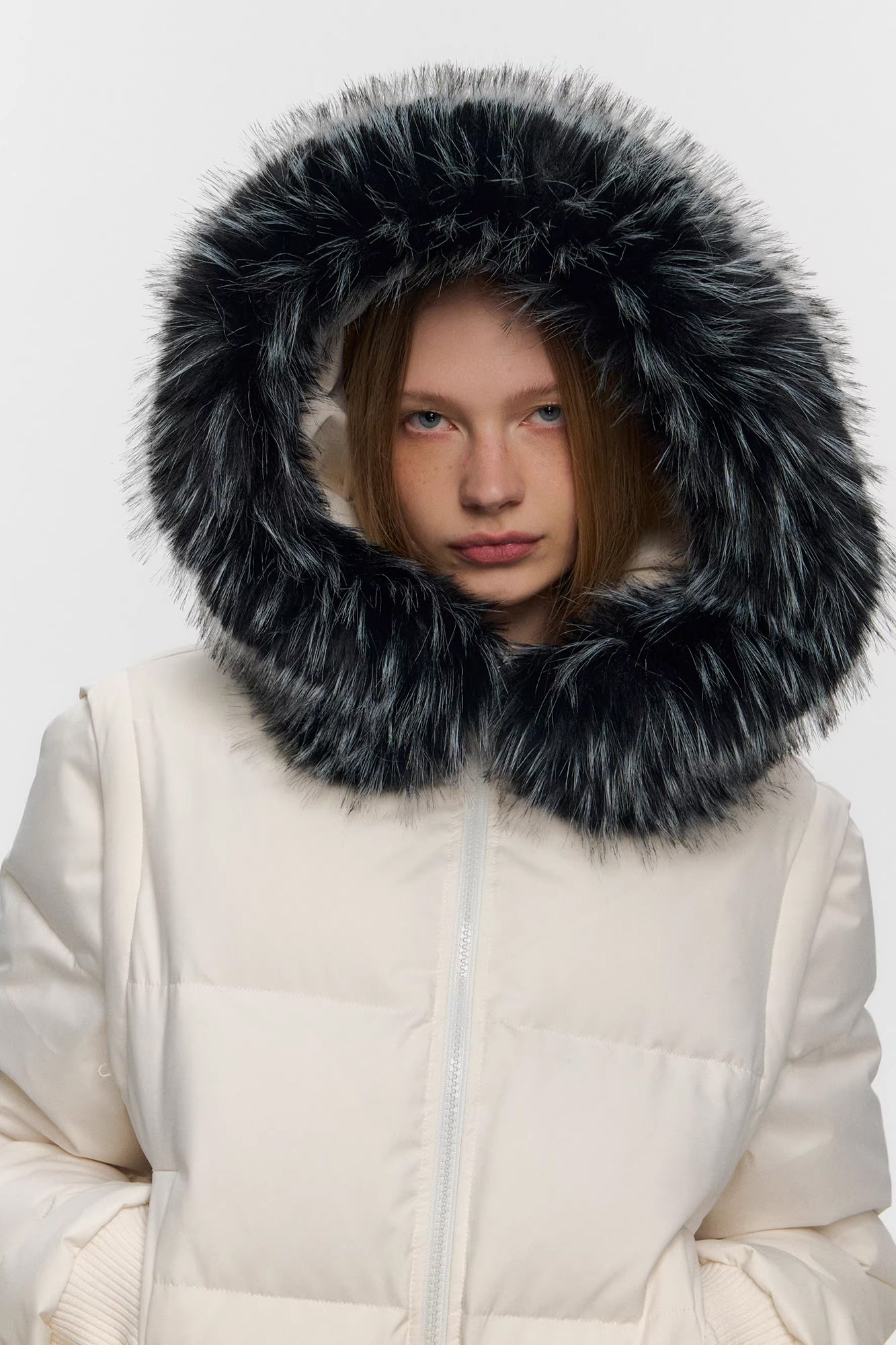 10AMSOTIIIIIIRED Detachable Sleeves Down Puffer Jacket