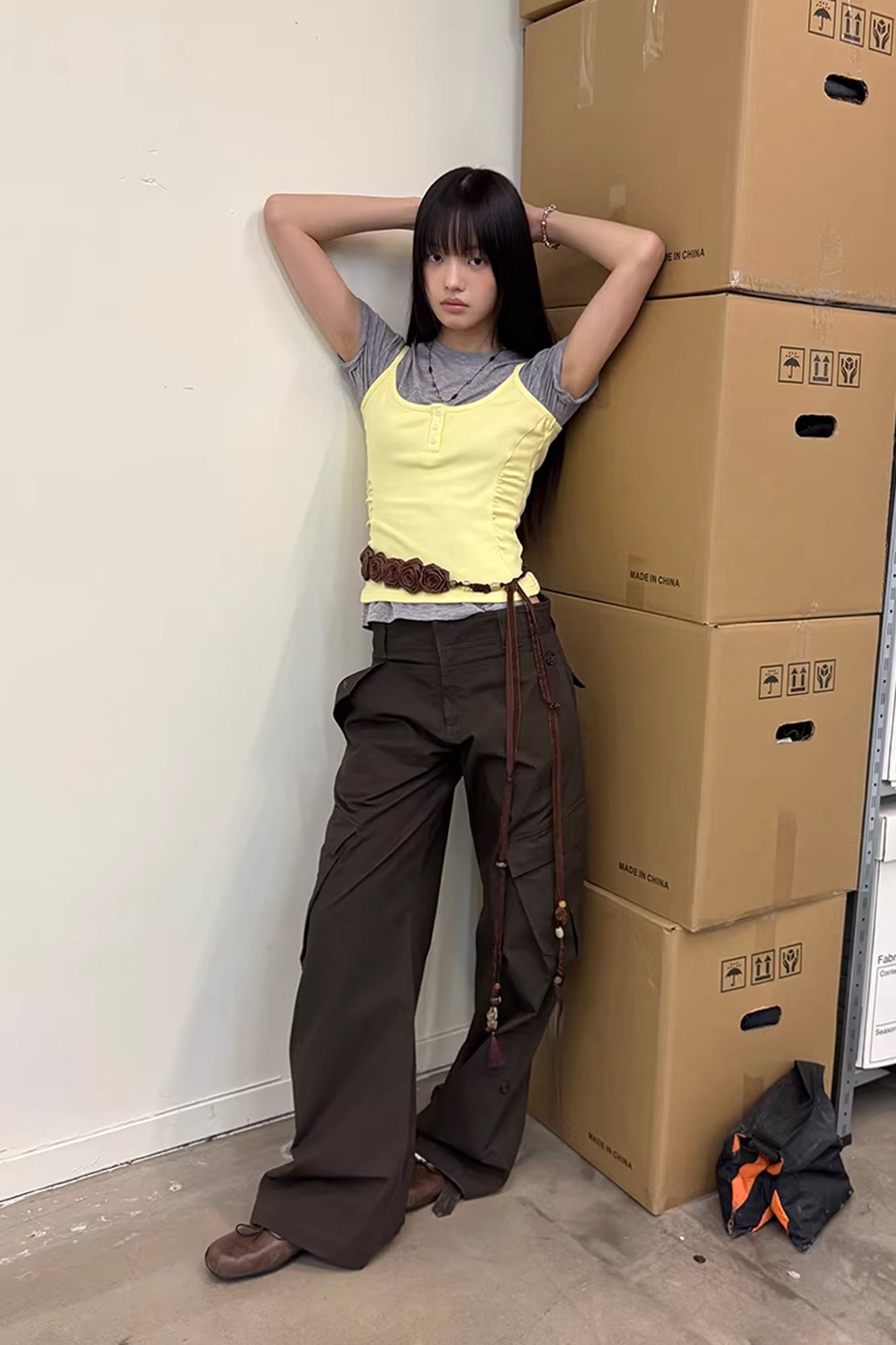 NEVERSEEZ Snap-Hem Multi-Pocket Cargo Pants