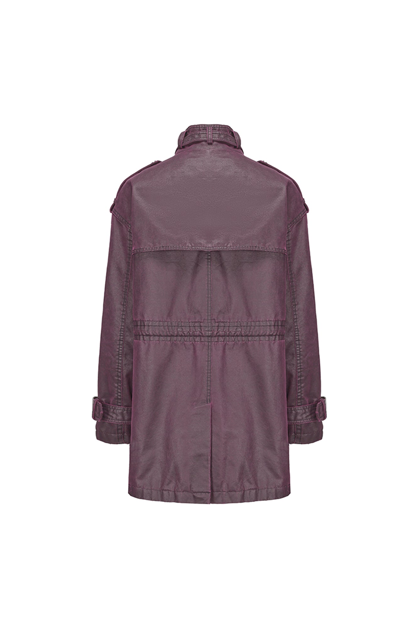 VANN VALRENCE Utility Belted Parka Jacket