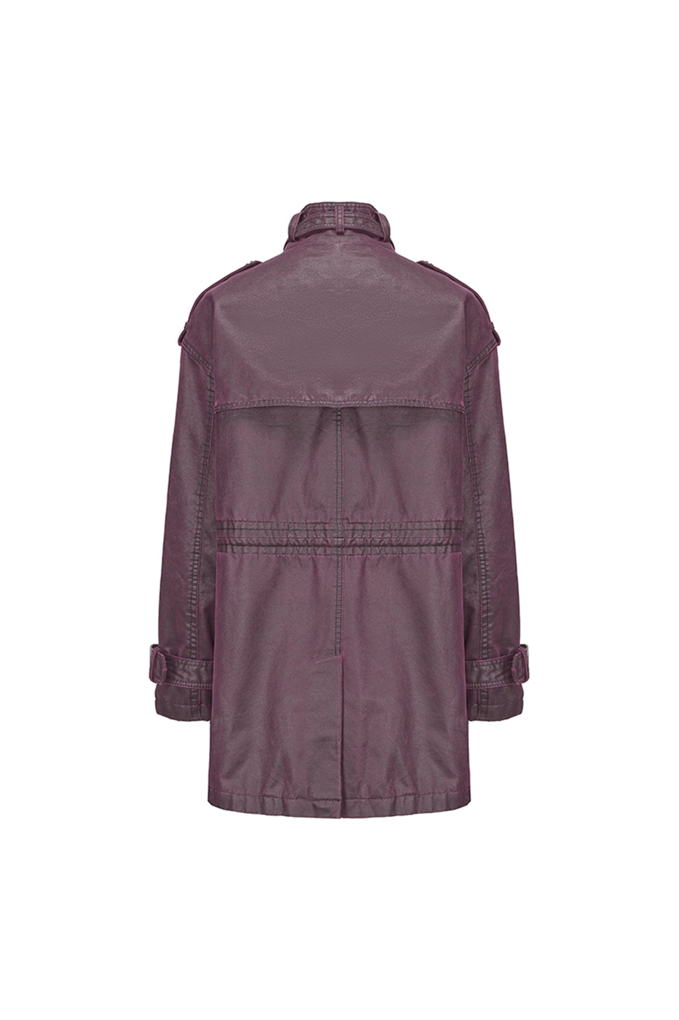 VANN VALRENCE Utility Belted Parka Jacket