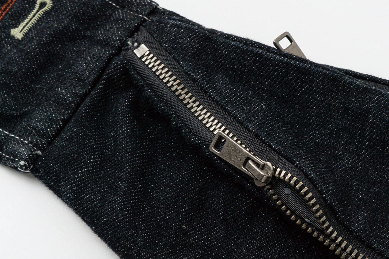 OINIMI Embroidered Buttonhole Denim Belt Bag