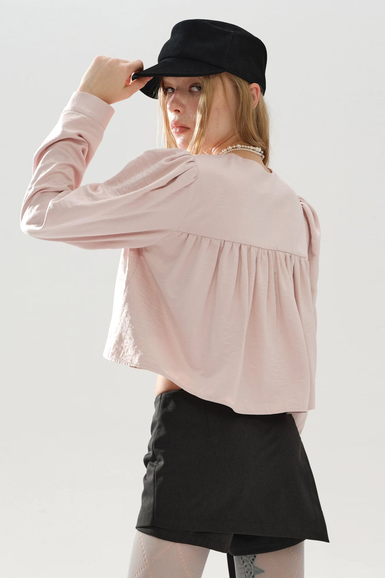 LAYERS Asymmetrical Bow Wrap Skort
