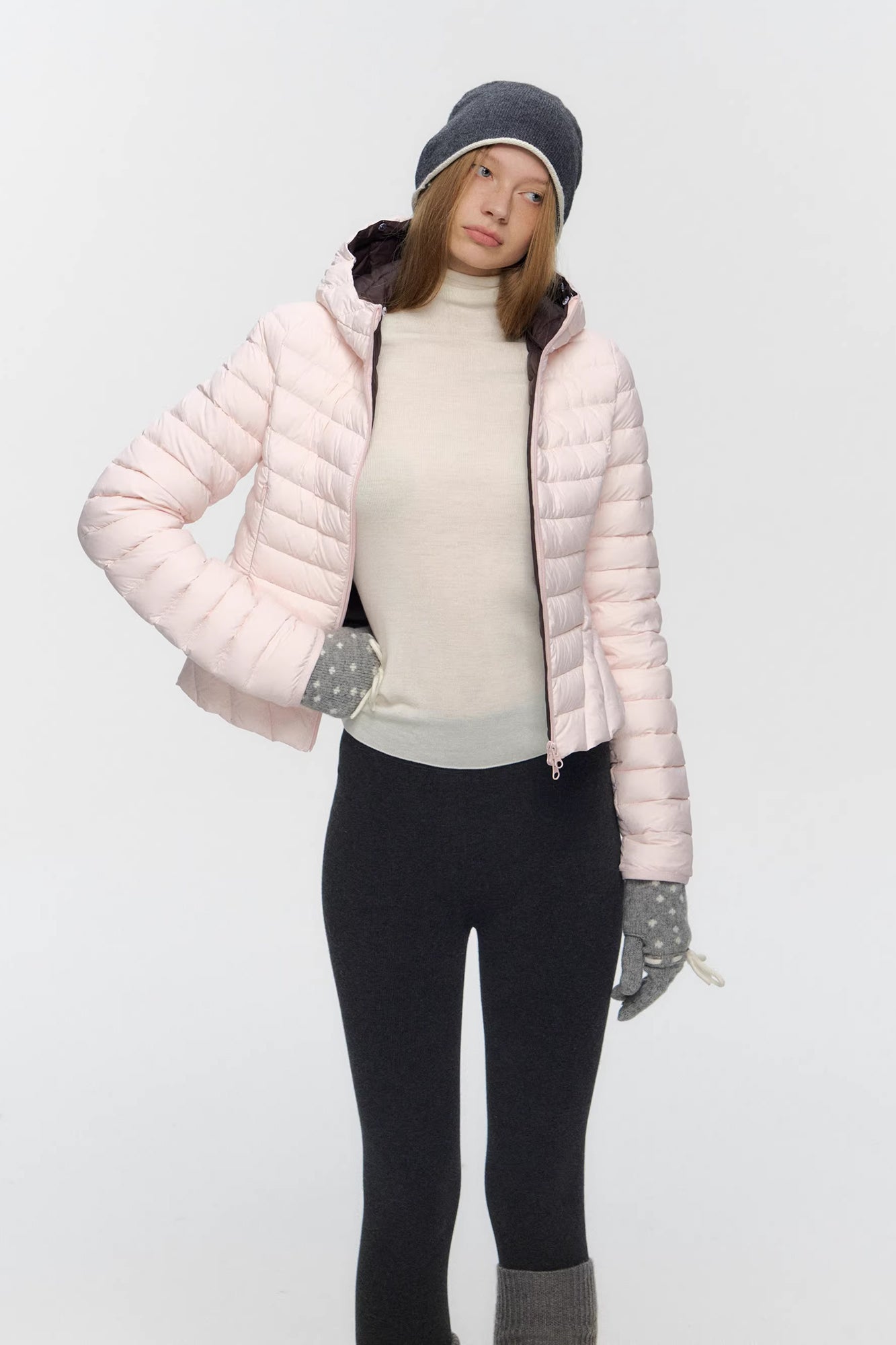 10AMSOTIIIIIIRED Detachable Faux-Fur Quilted Down Jacket