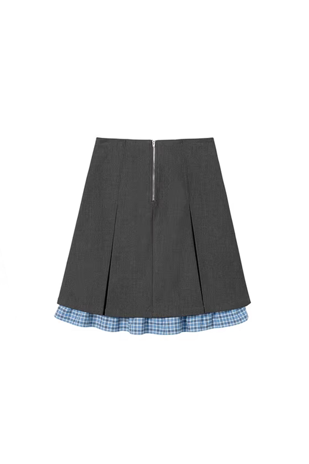 SOFITTE Tie-Waist Pleated Layered Mini Skirt