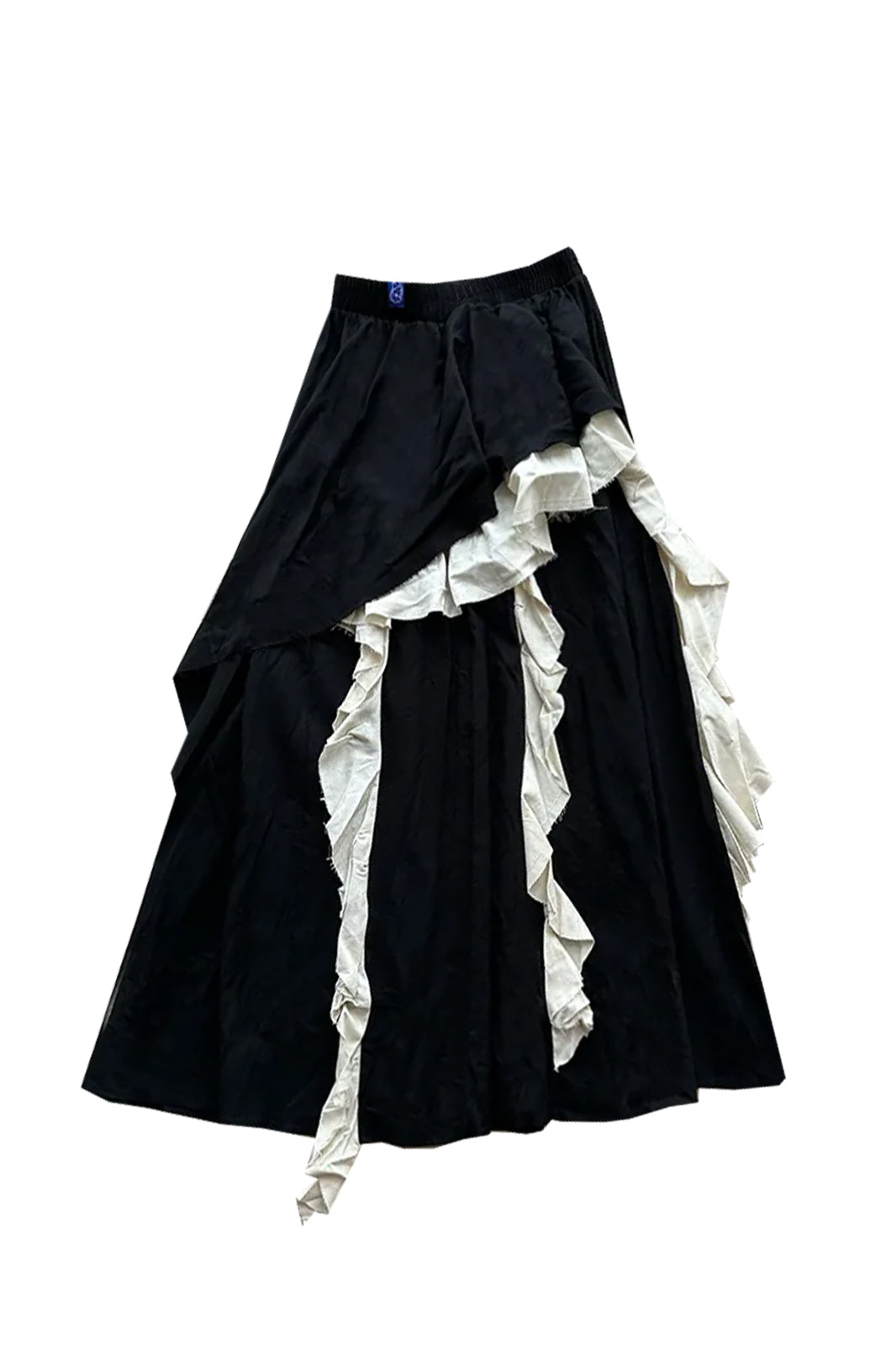 NOPMOB Rosette Fringe Irregular Linen Vest