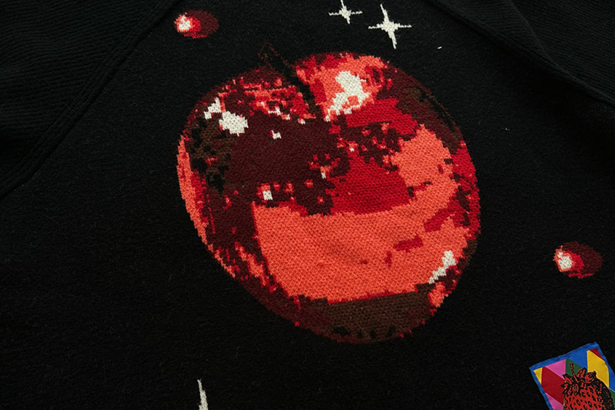 NOPMOB Star Apple Graphic Angora Sweater