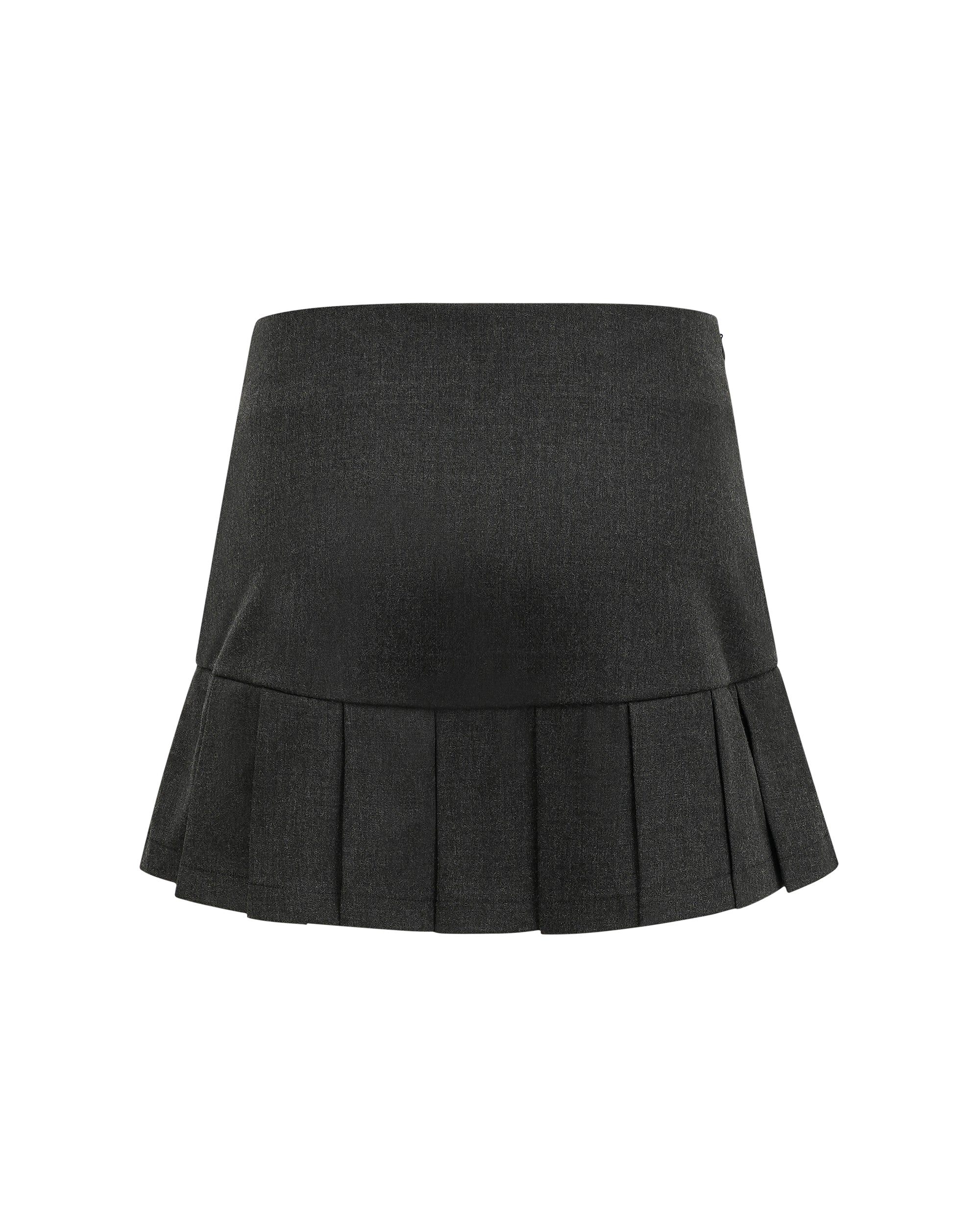 PCLA Modern Low-Rise Pleated Safety Mini Skirt