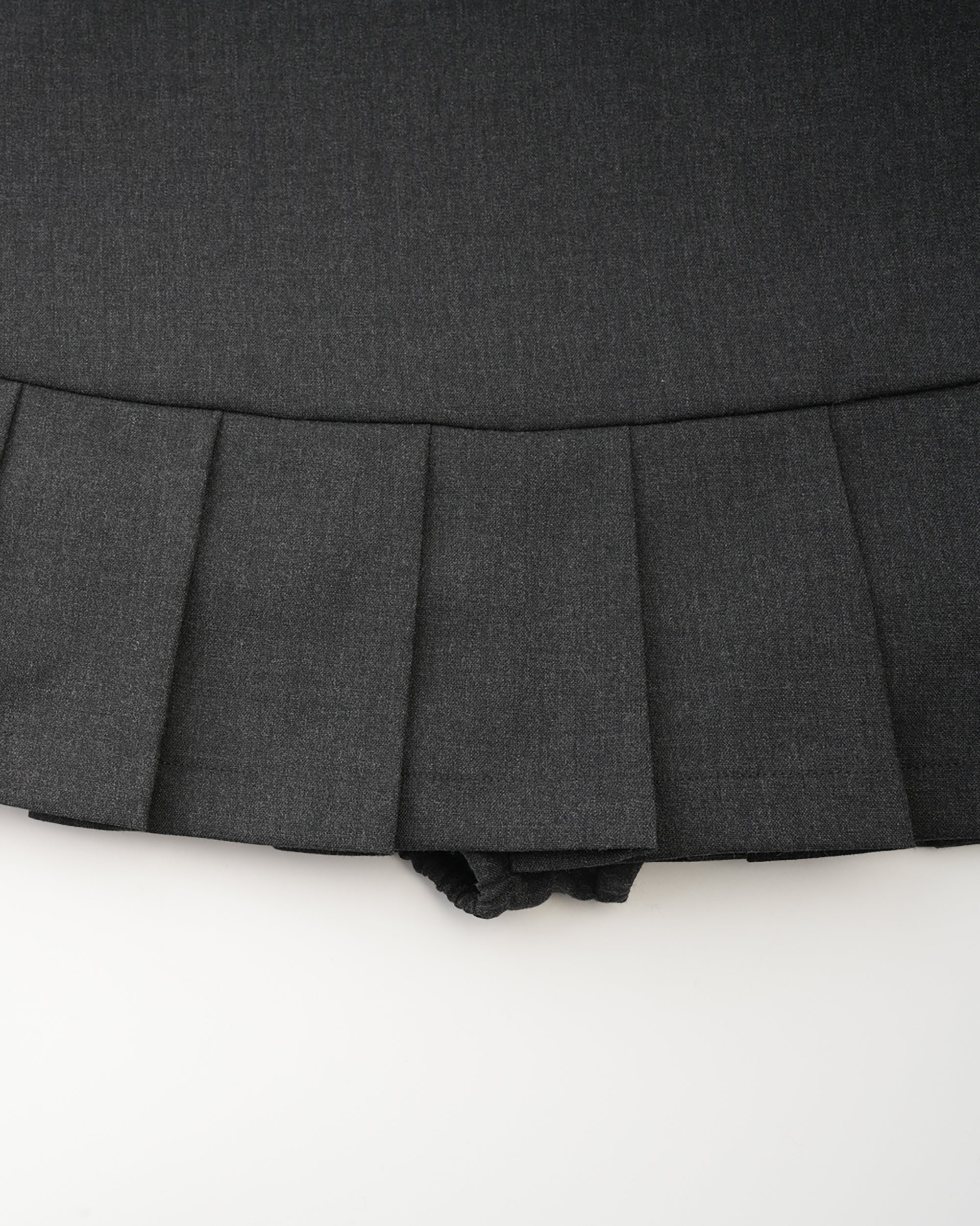 PCLA Modern Low-Rise Pleated Safety Mini Skirt