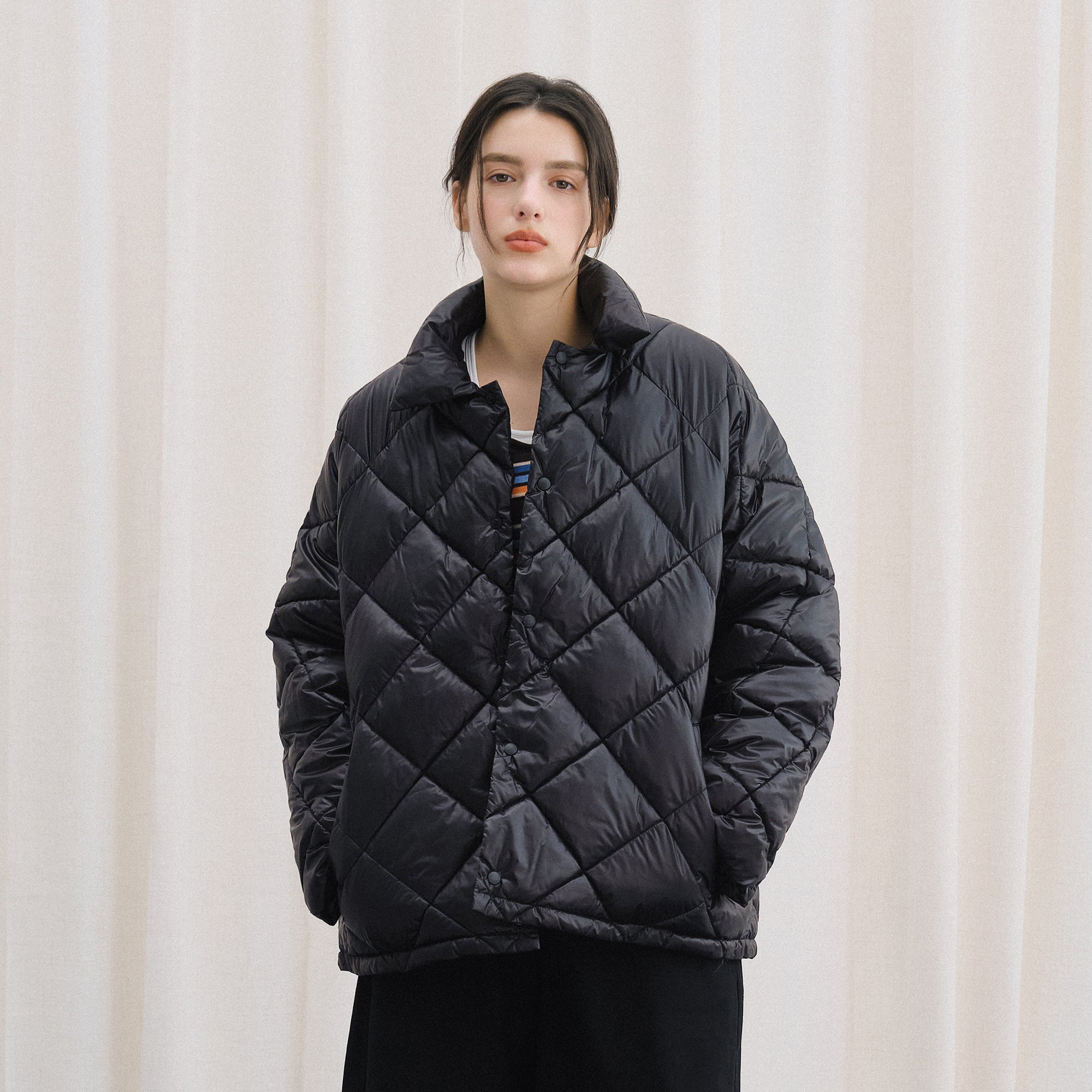 LIVINGTOWN Essential Sorona Packable Quilted Jacket