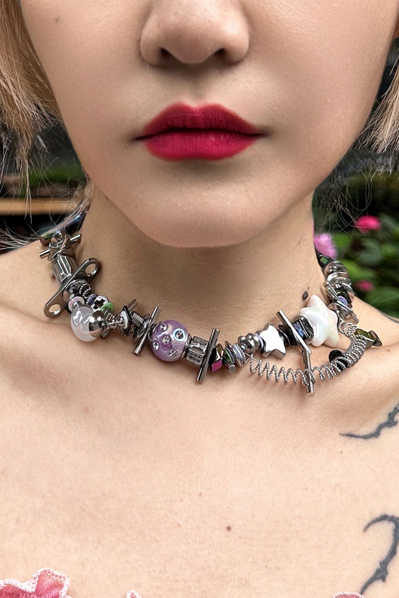 ILLUSORY Time Machine Coil-Link Necklace, premium urban and streetwear designers apparel on PROJECTISR.com, ILLUSORY