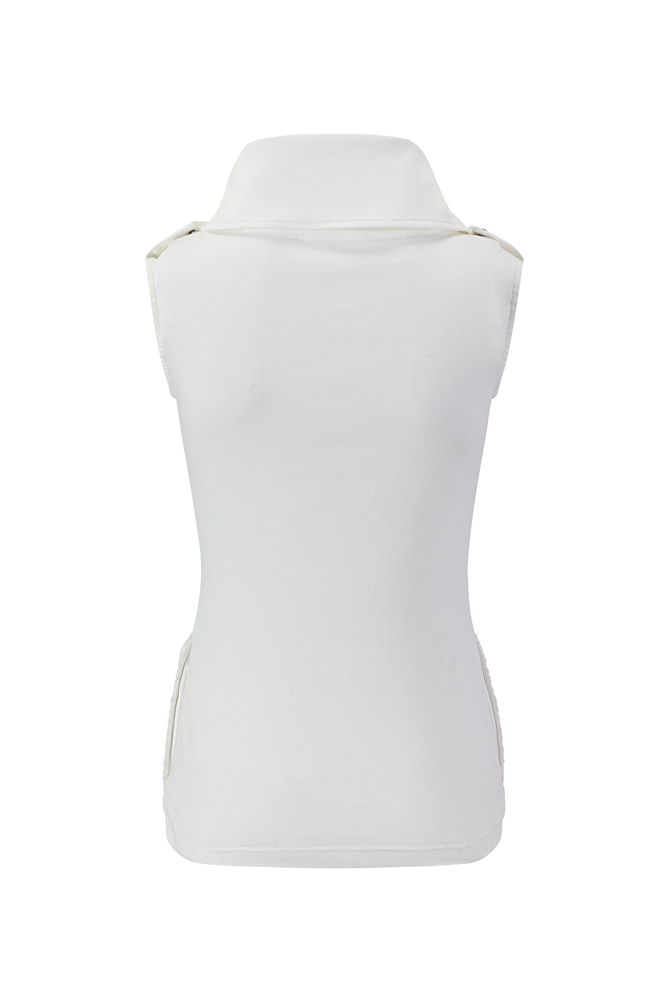 CESTNOUS Cross Graphic Zip-Up Vest