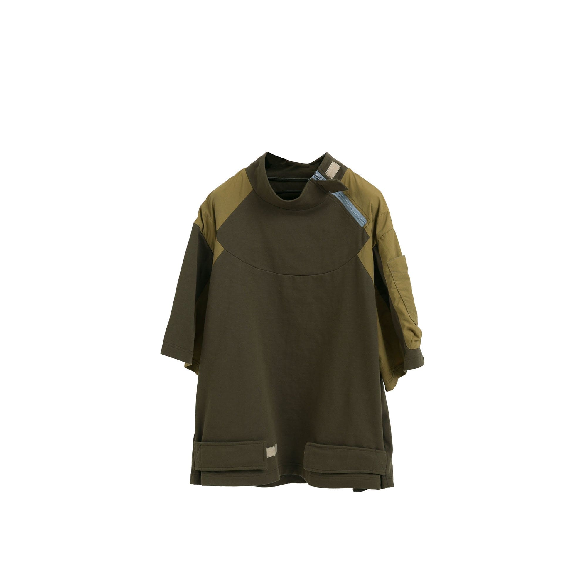 ERROR CODE ROBOT Detachable Sleeve Layered Utility Long-Sleeve Tee