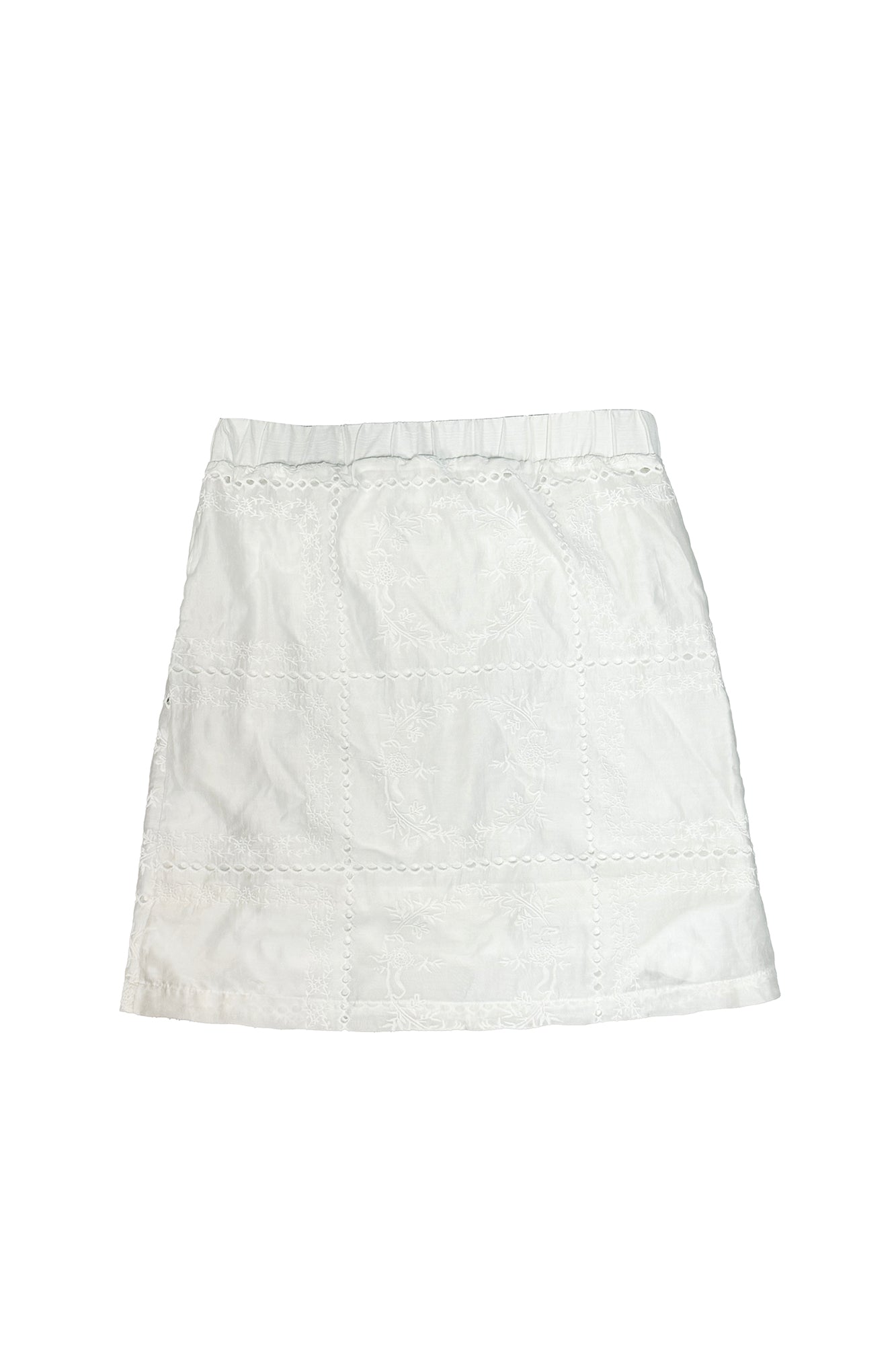 JIUWU PARK Embroidered Bow Halter Top
