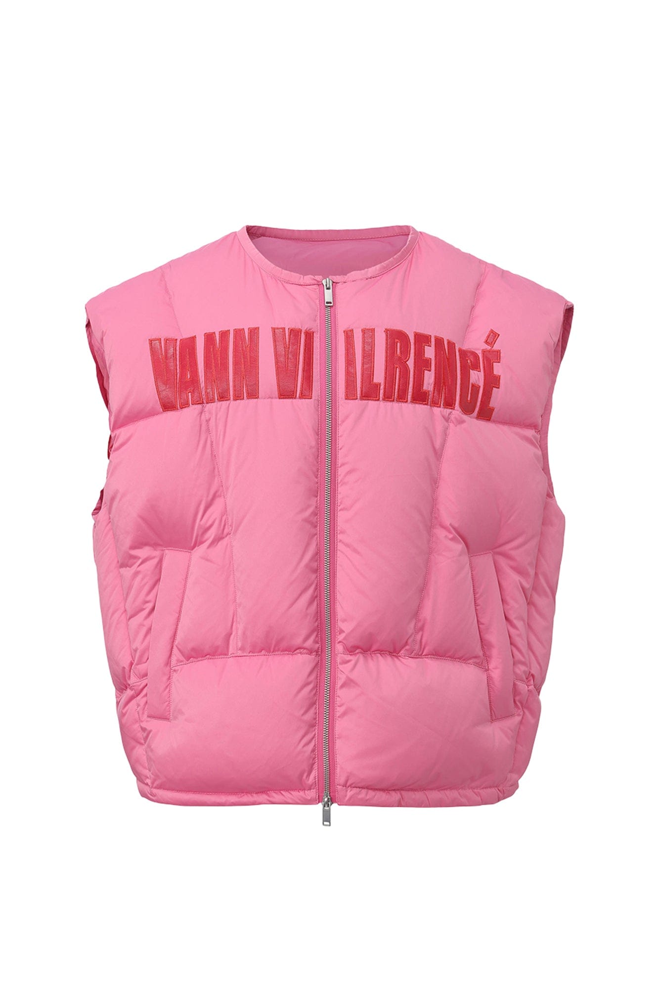 VANN VALRENCE LOGO Patch Quilted Down Vest