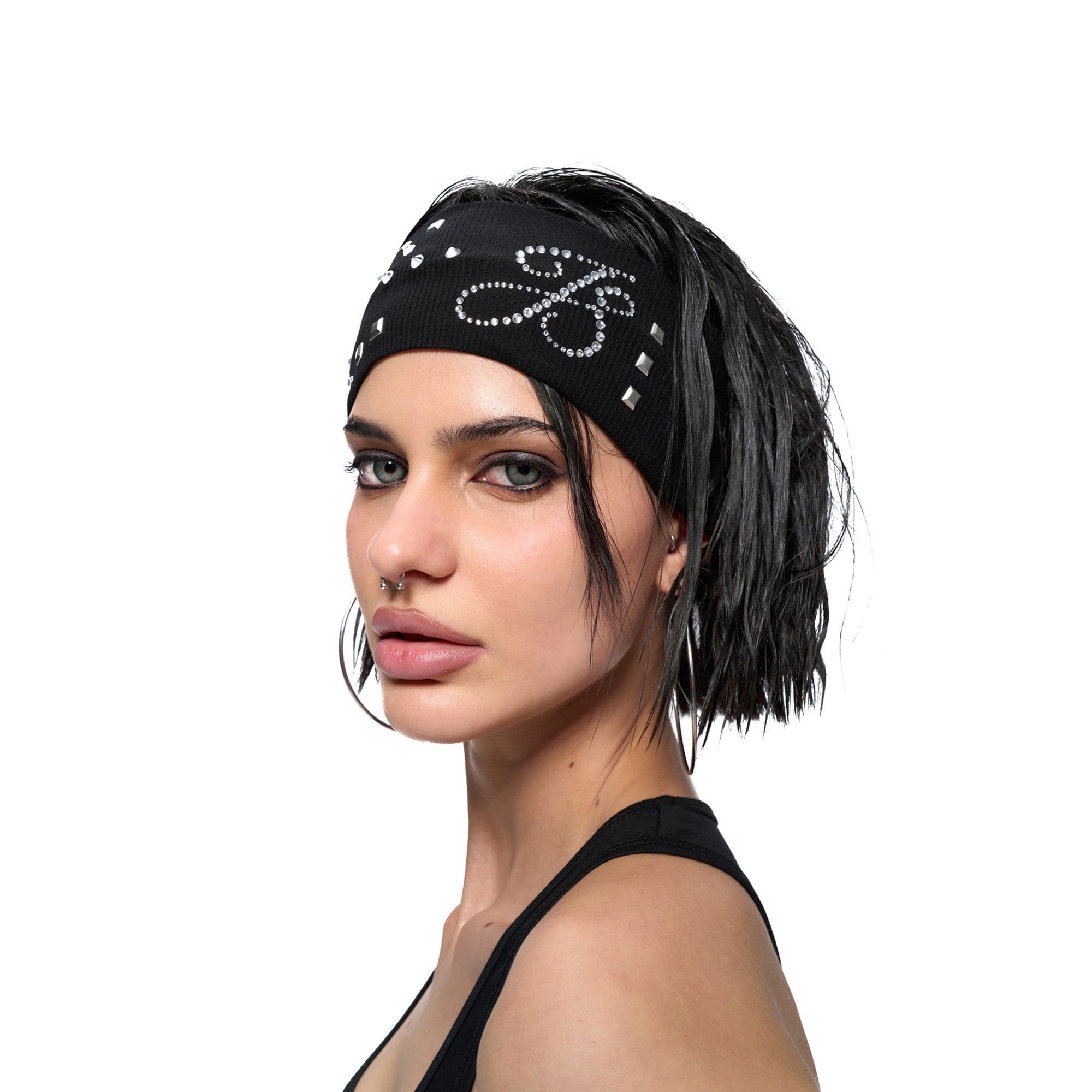 JYOSEI Diamond Script Studded Headband