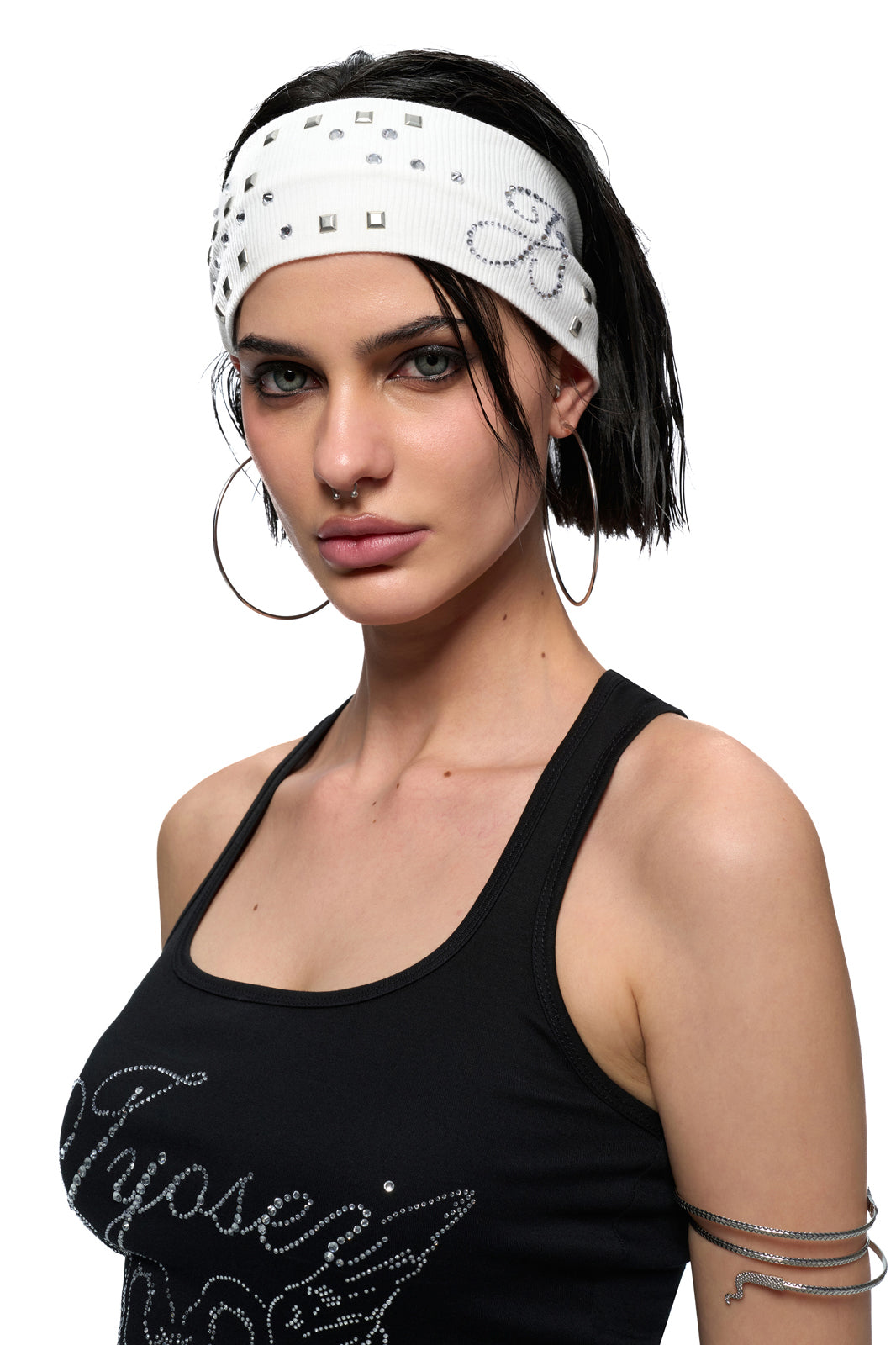 JYOSEI Diamond Script Studded Headband