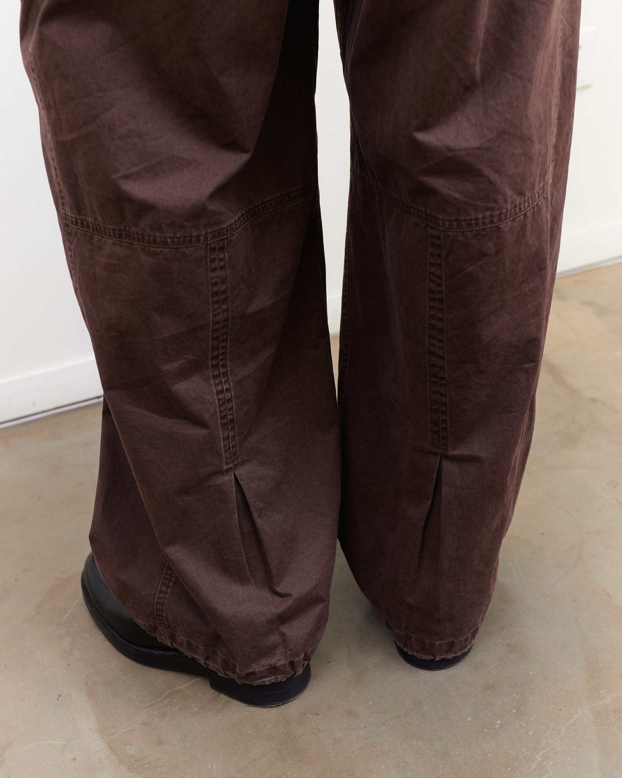 NEVERSEEZ Distressed Washed Drawstring Cuff Trousers