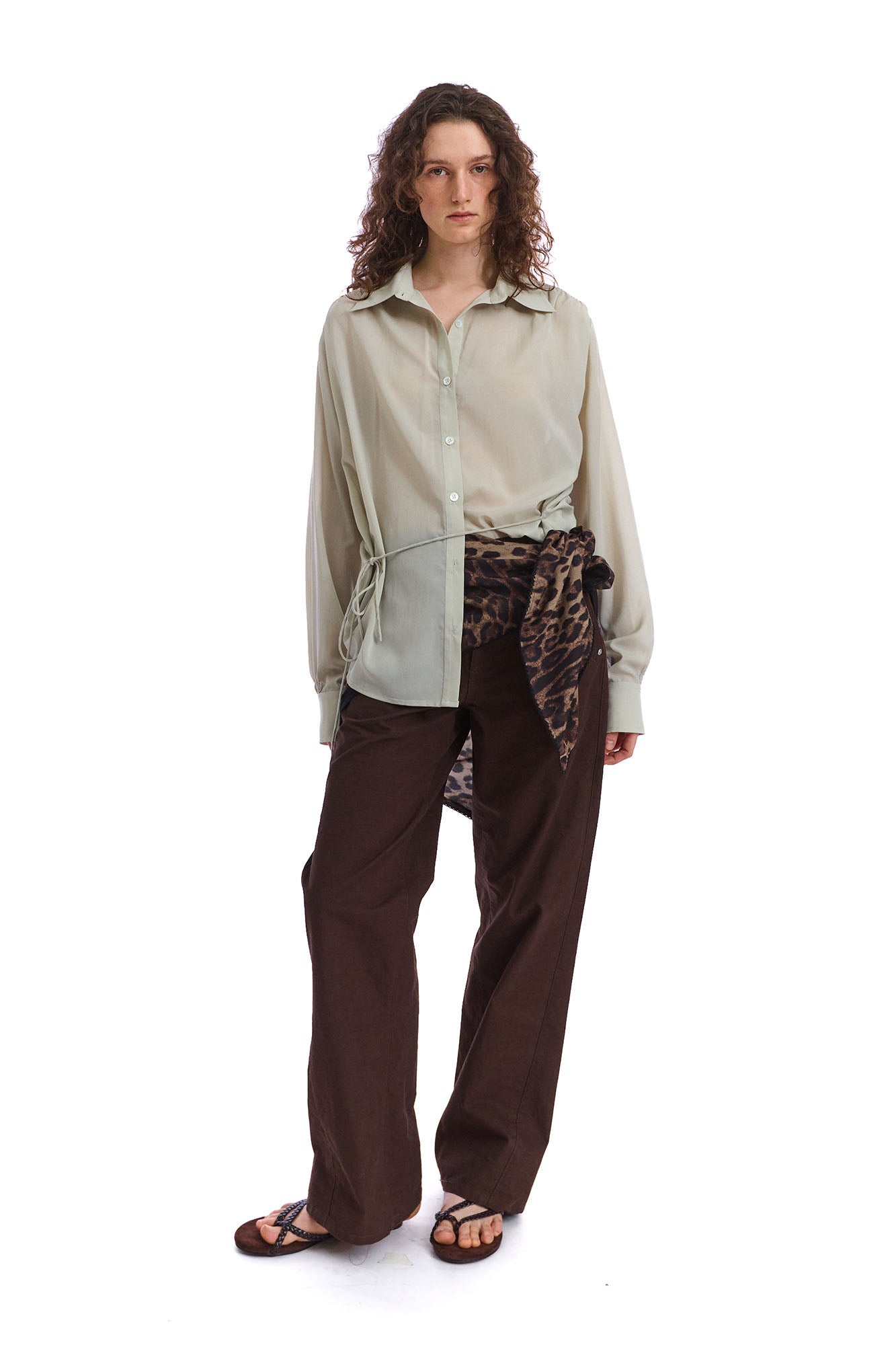 NEVERSEEZ Minimal Acetate Sheer Shirt