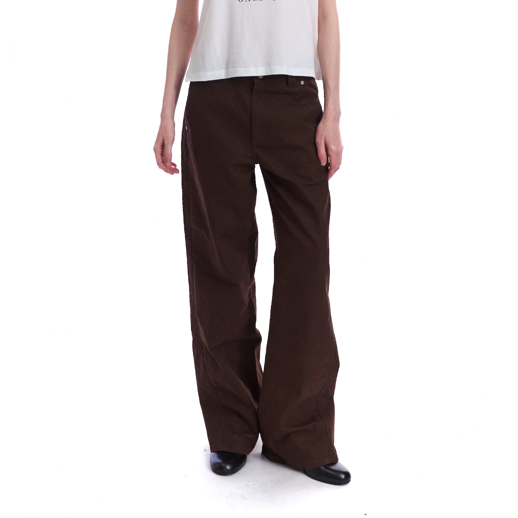 NEVERSEEZ Embroidered Utility Straight-Leg Pants