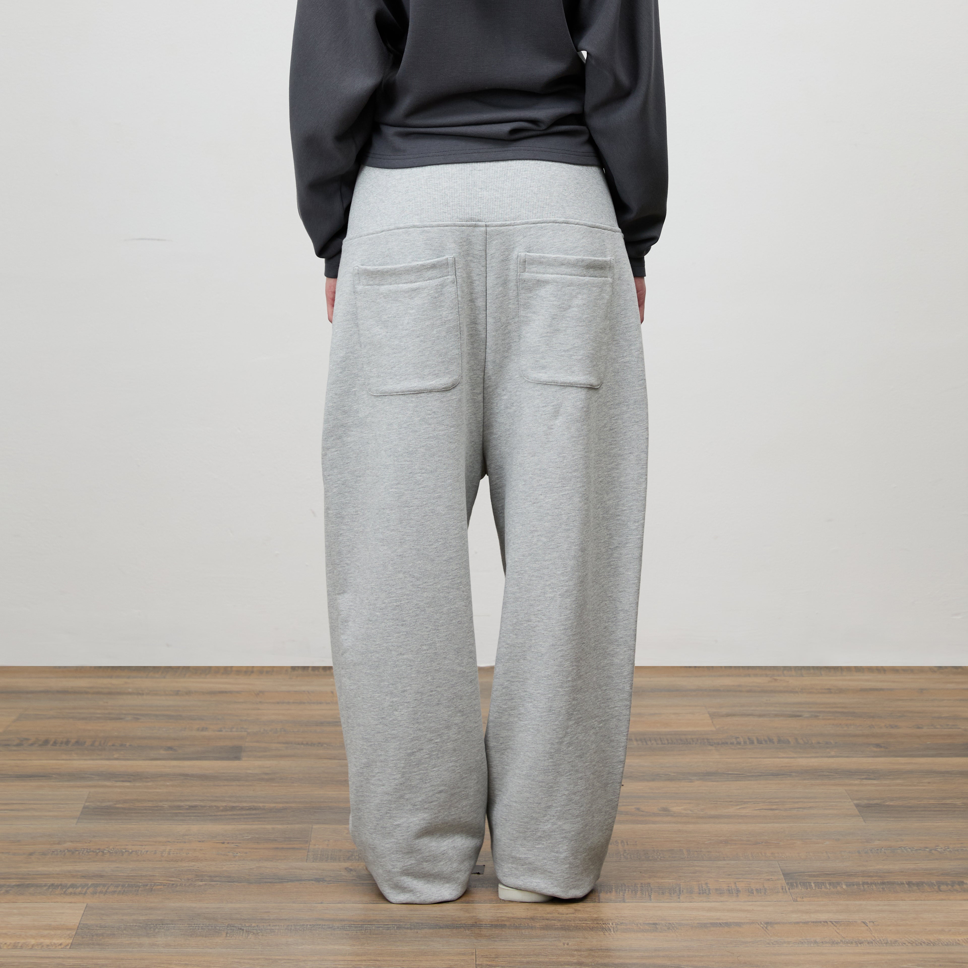 COMMAND N High-Waist Drop-Crotch Wide-Leg Sweatpants