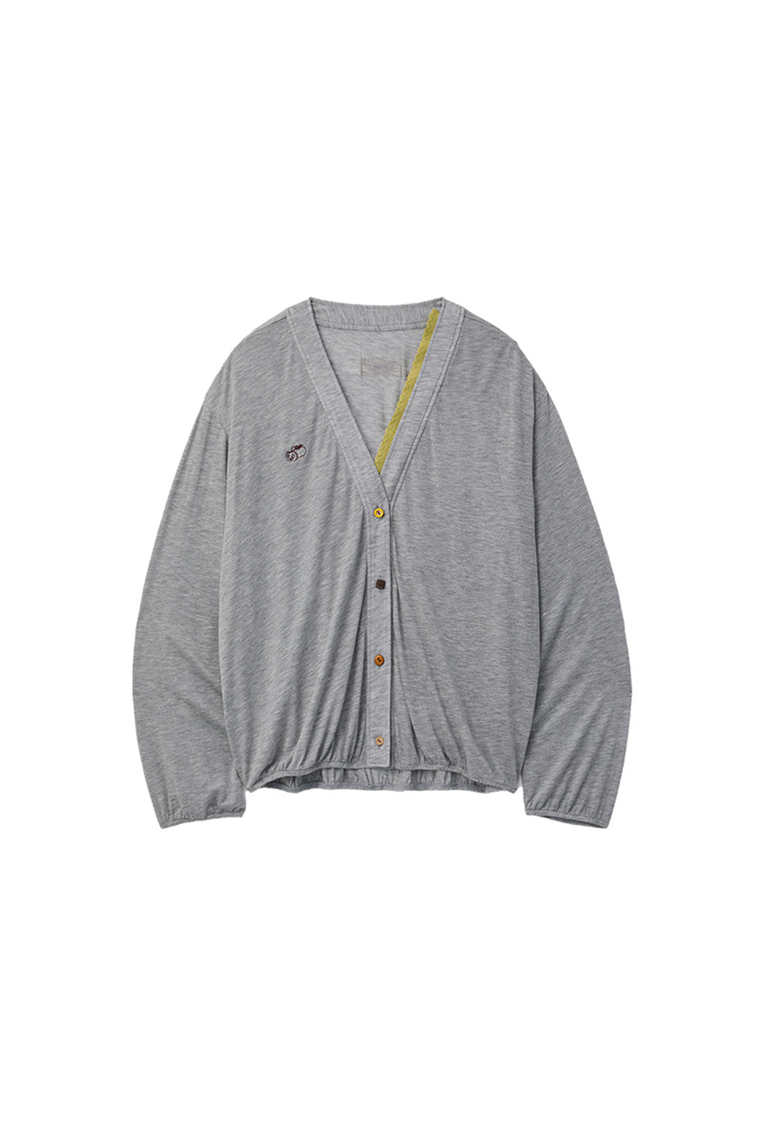 NOESE Silk-Blended Draped Cardigan