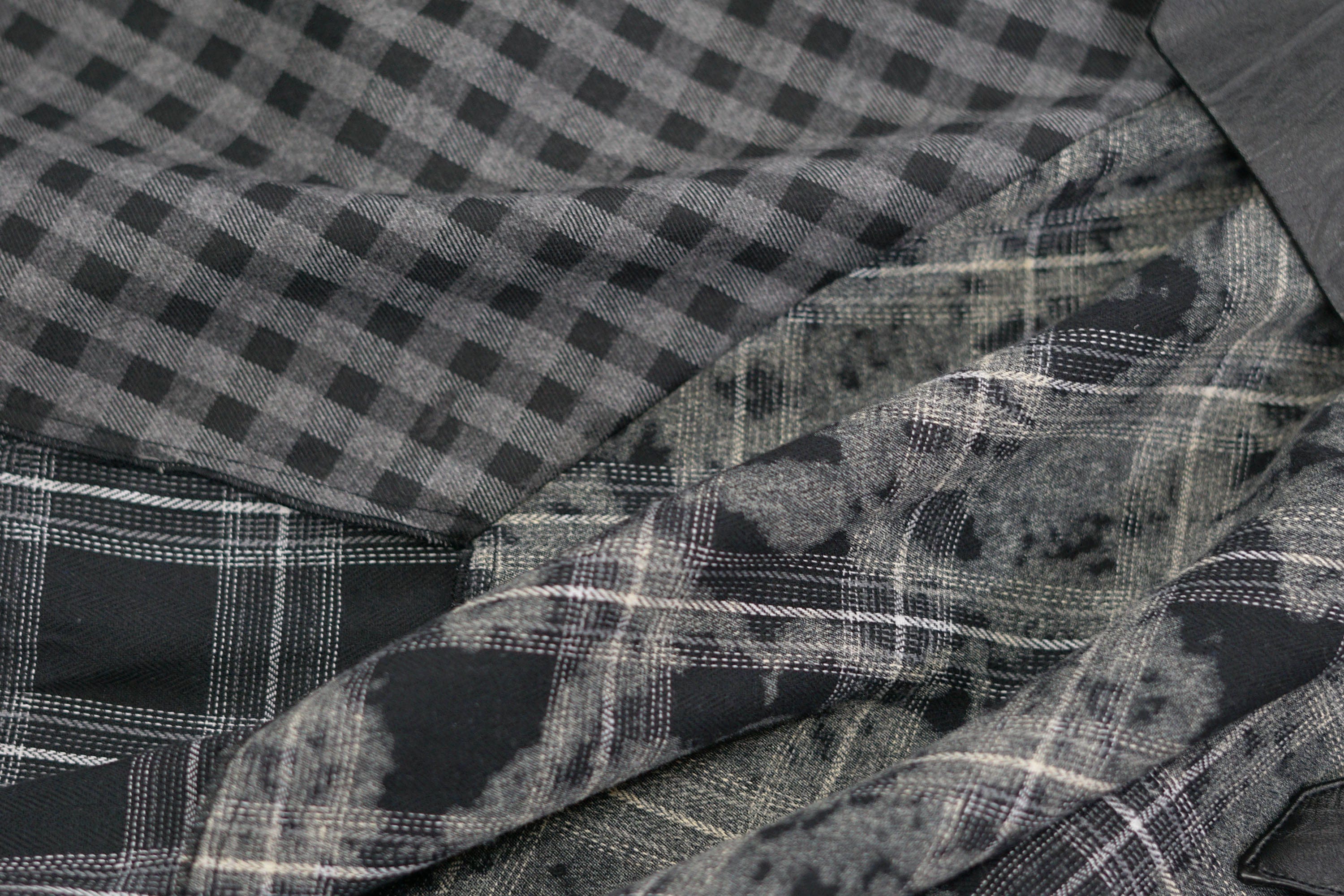 CESTNOUS Asymmetrical Belted Faux Leather Waist Skirt