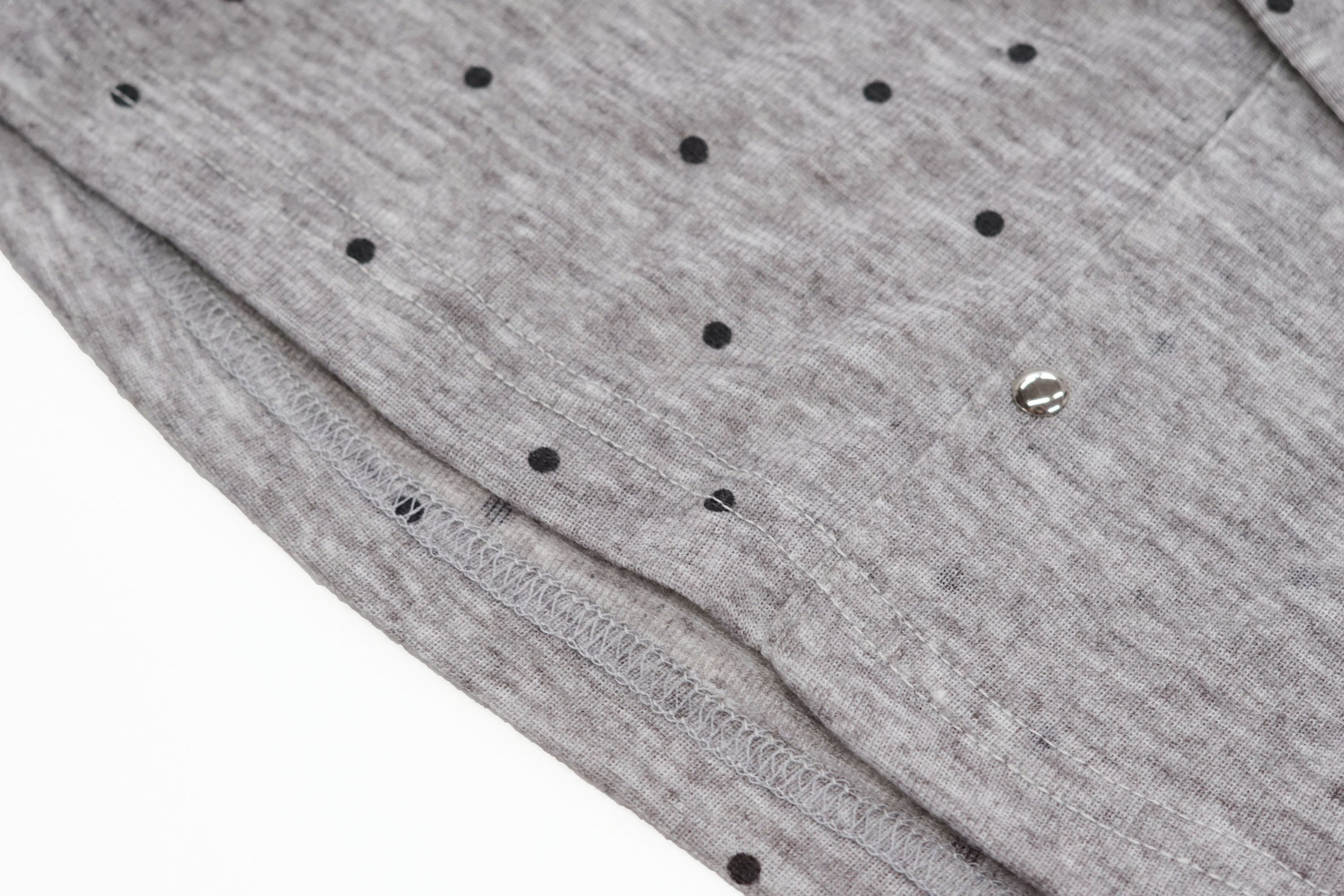 CESTNOUS Asymmetric Tie-Drape Cross Panel Long-Sleeve Tee