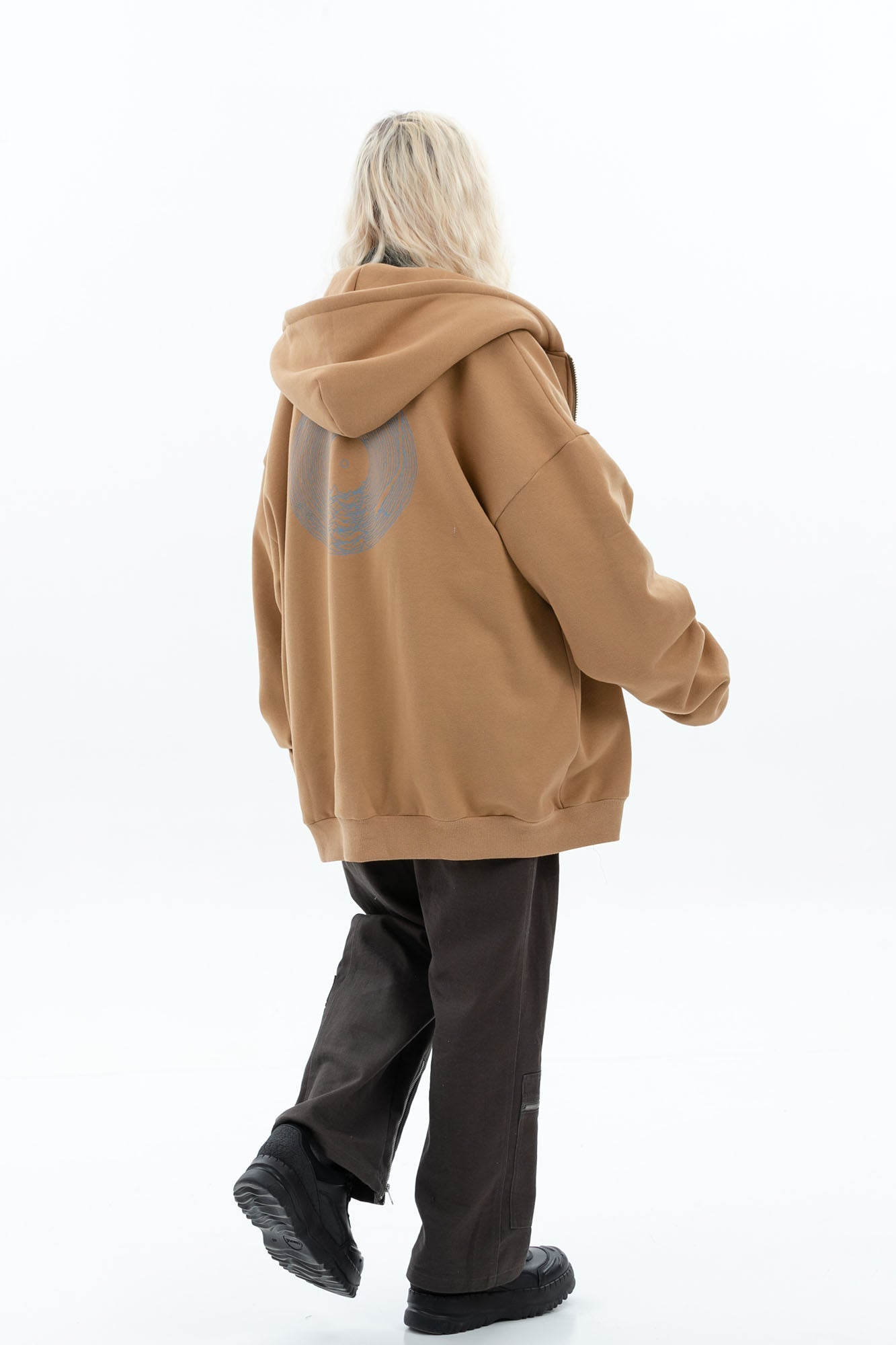 ERROR CODE ROBOT Fleetwood Mac Graphic Oversized Hooded Jacket