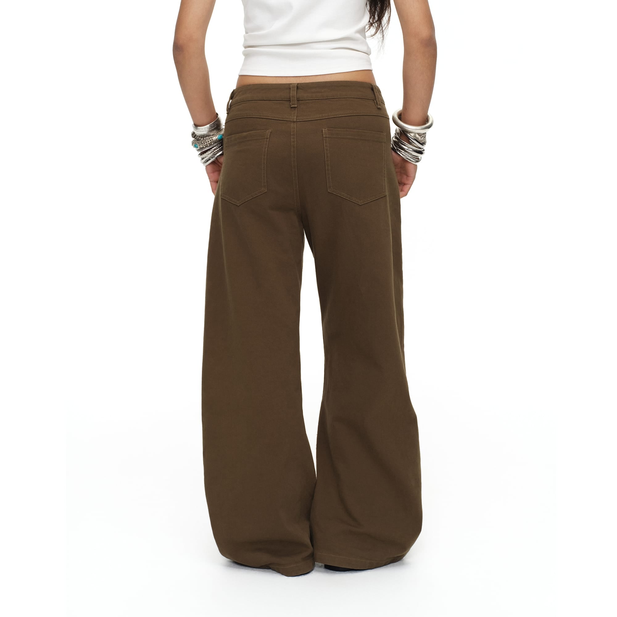 OINIMI Essential Wide-Leg Workwear Pants