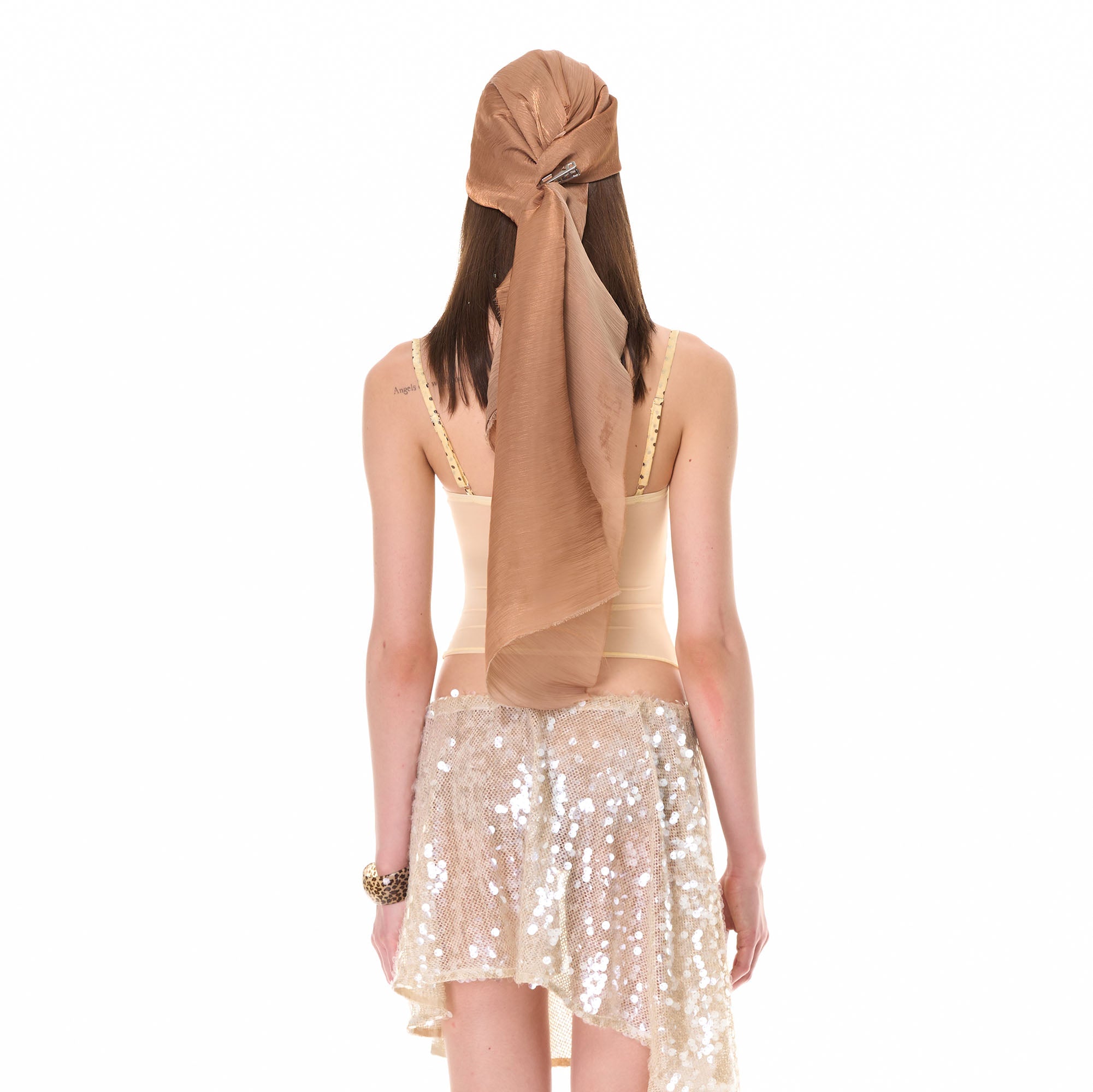 NEVER OFFEND L ANGEL Sheer Corset Cami Top