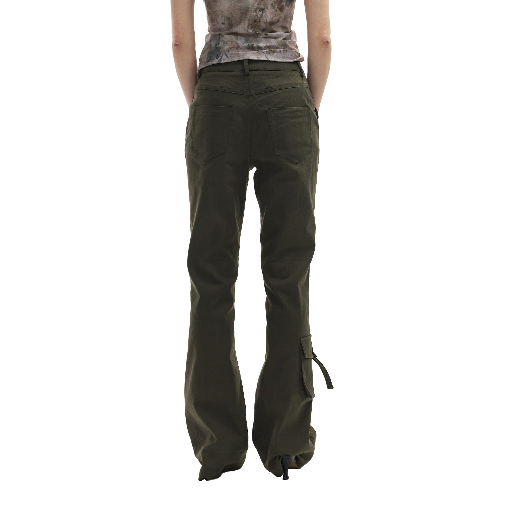 JIUWU PARK Utility Flared Cargo Pants