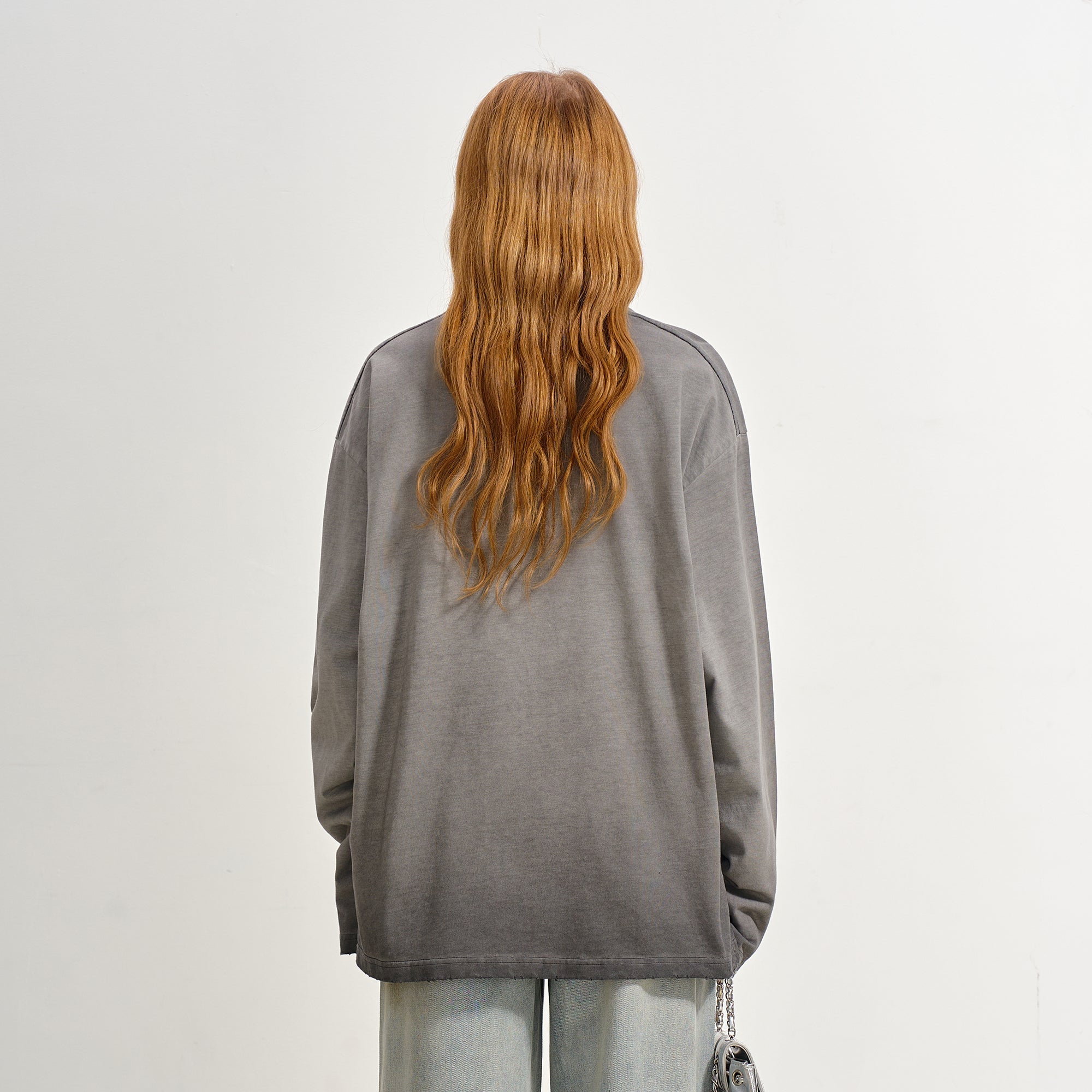 SOFITTE Manga Girl Graphic Washed Long-Sleeve Tee