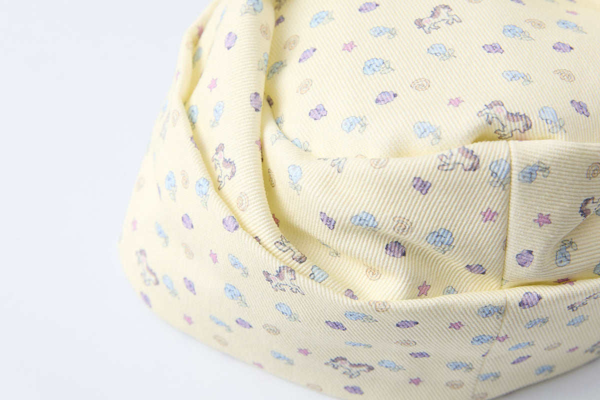 BETWEENAND Pony Full-Print Denim Cadet Cap