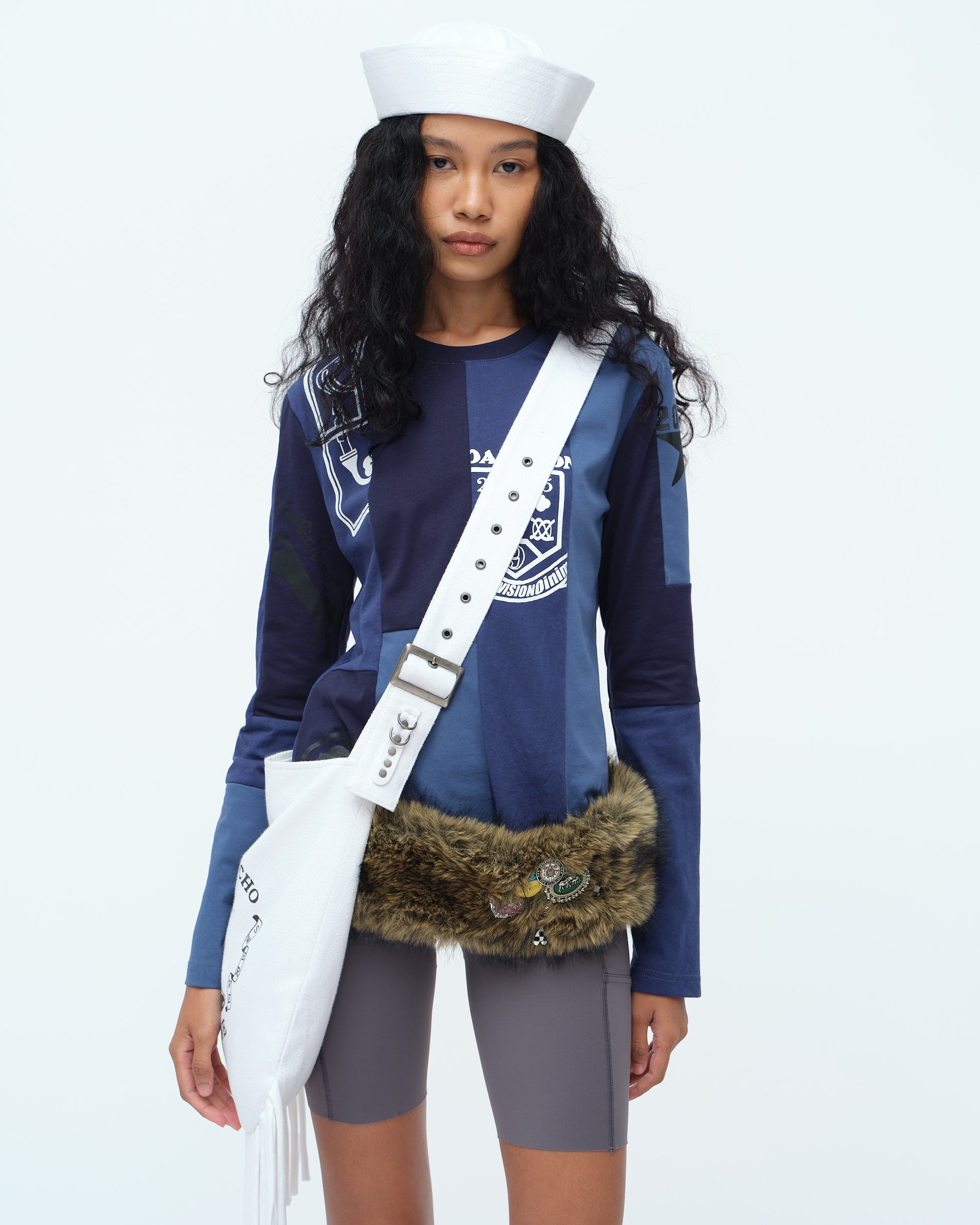 OINIMI Cowboy Boot Graphic Fringe Bag