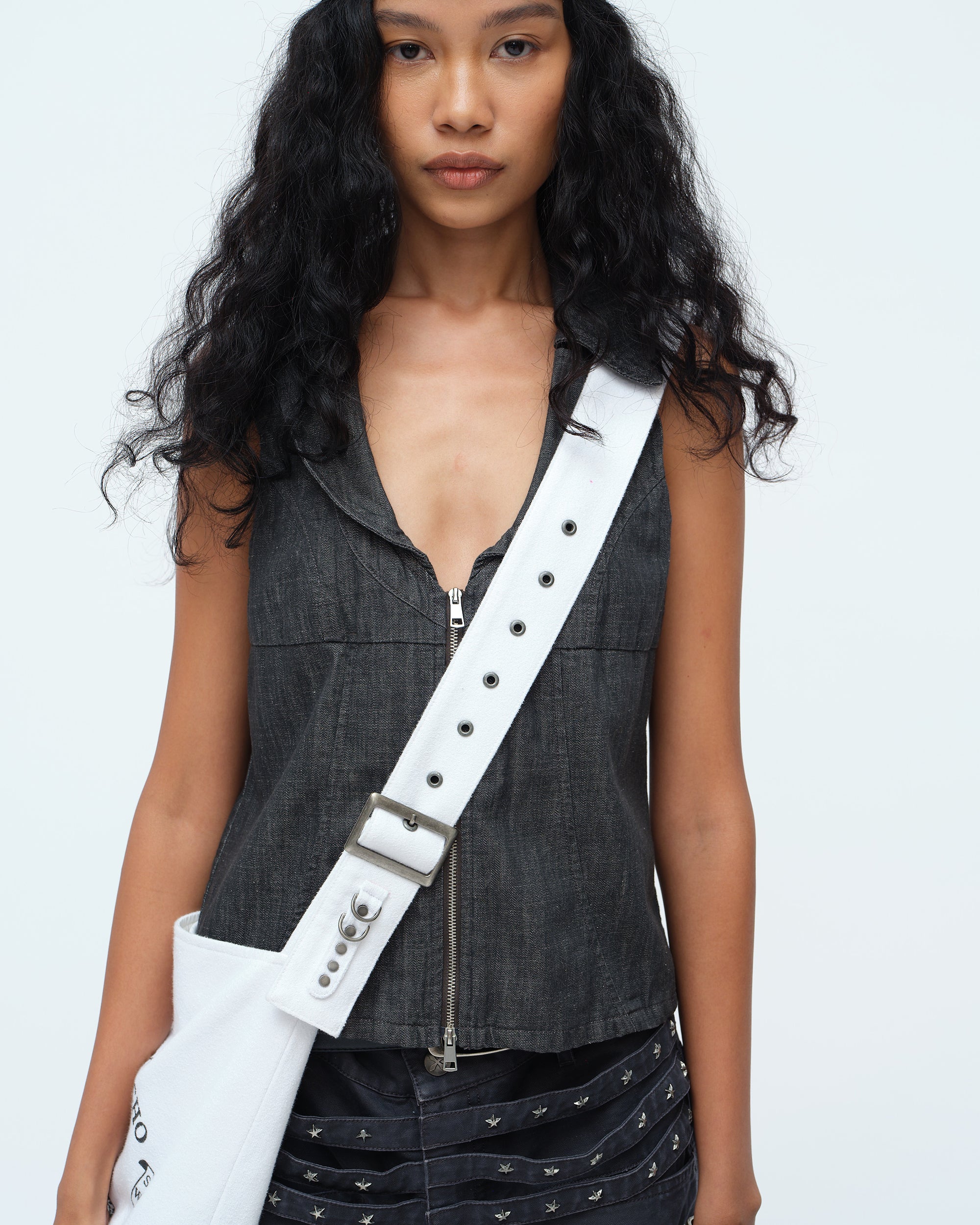 OINIMI Cowboy Boot Graphic Fringe Bag