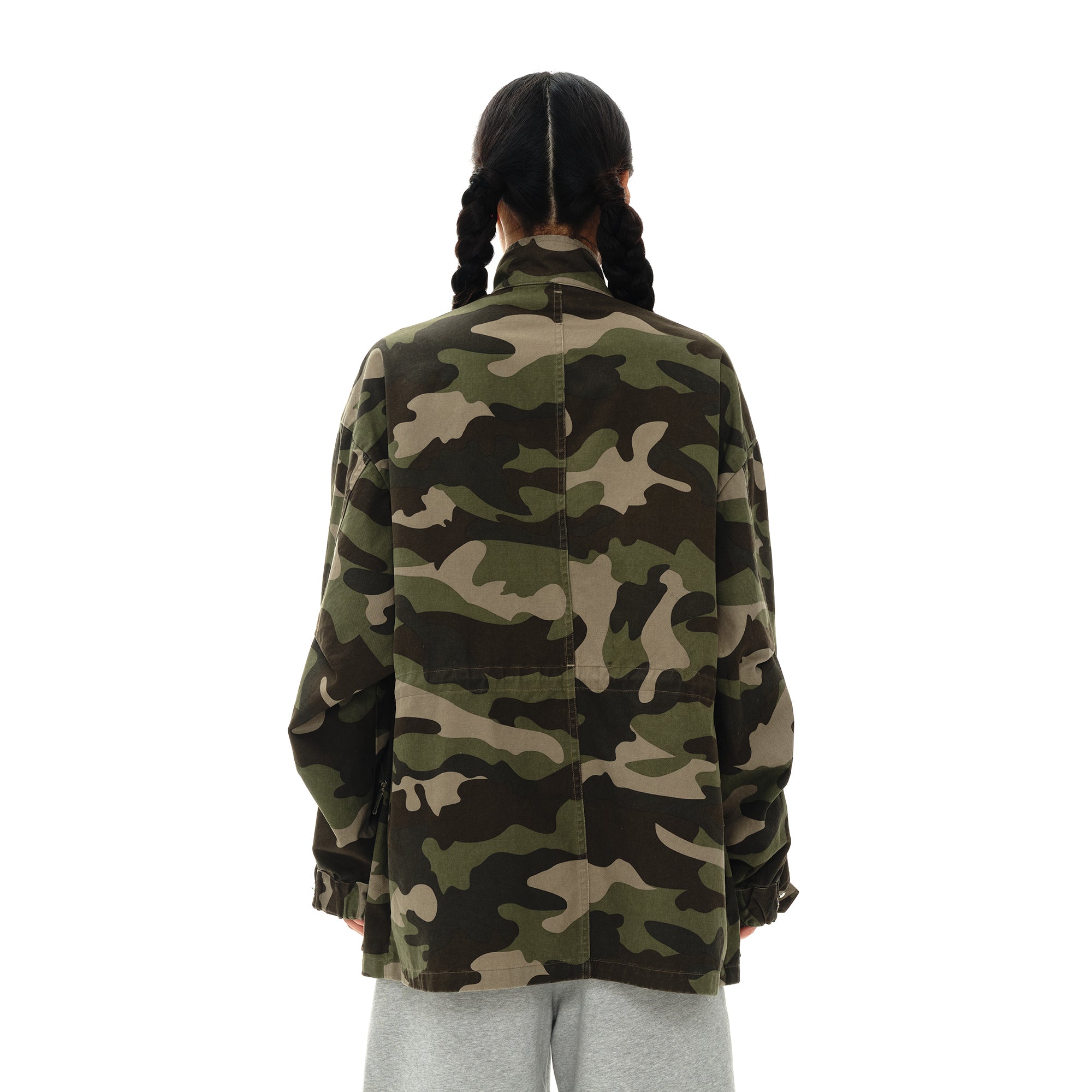 OINIMI Camo Tactical Drawstring Field Jacket