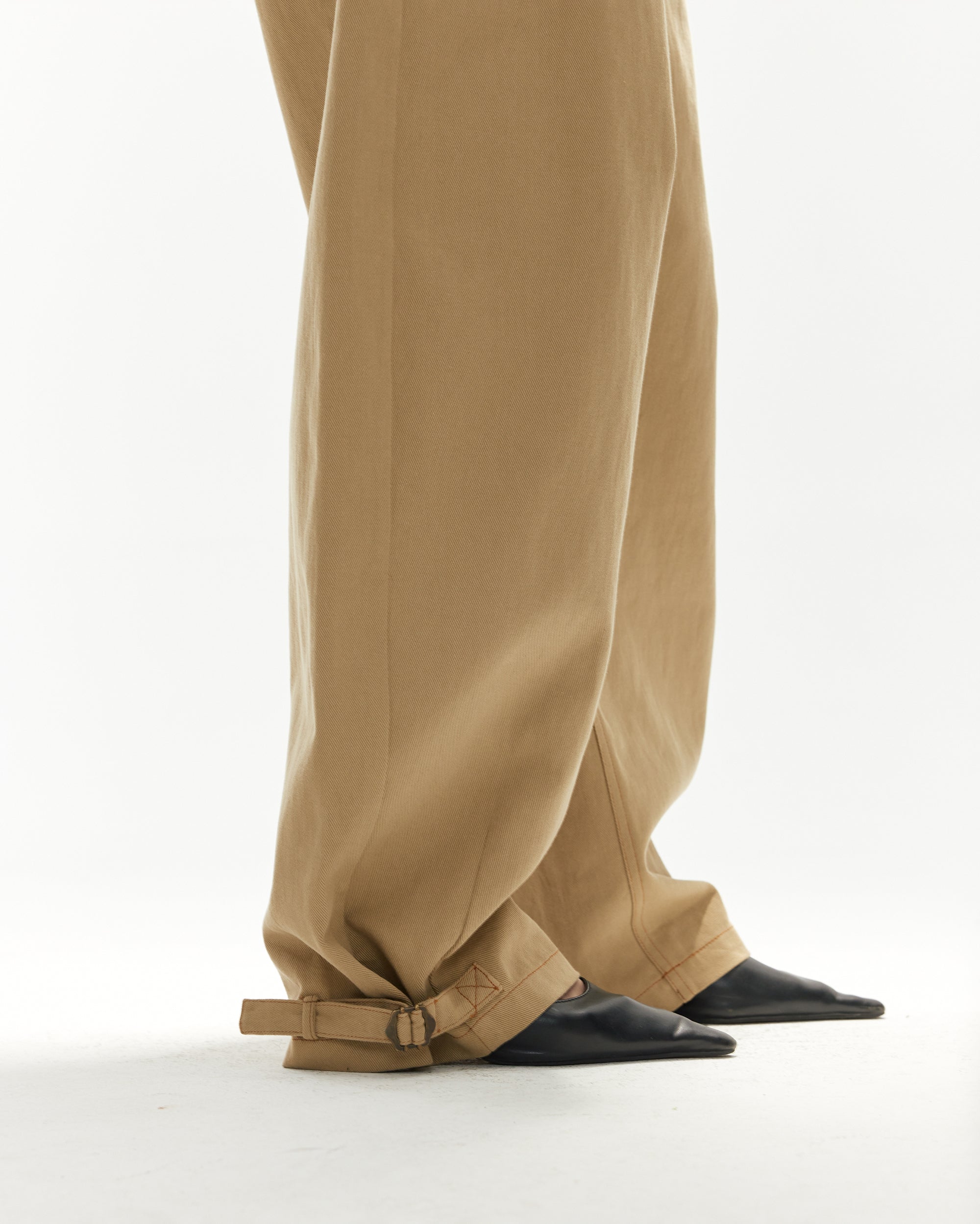 JIUWU PARK Utility Skirt Panel Wide-Leg Pants