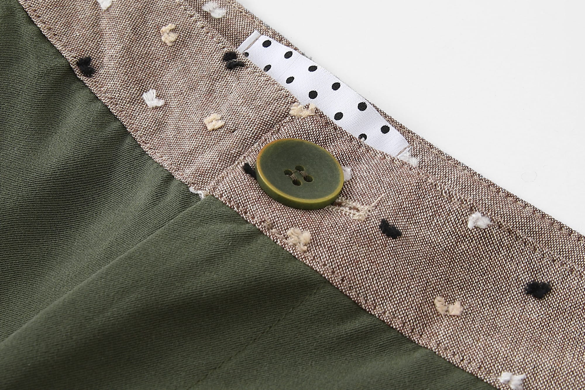 UNSOCIAL NIGHT Contrast Pouch-Pocket Balloon Cargo Pants