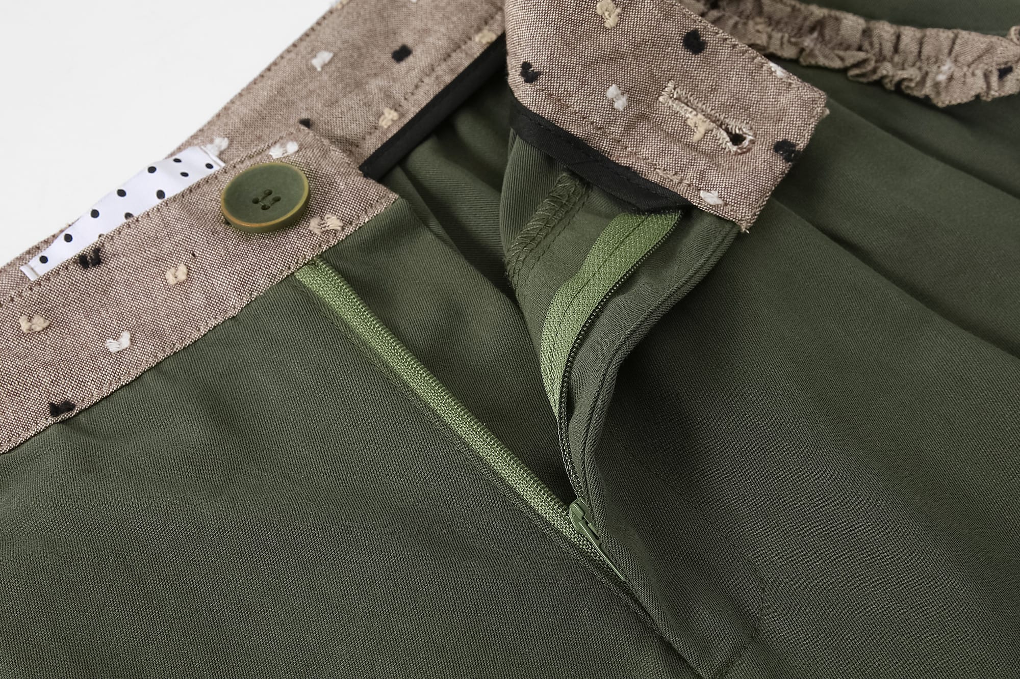 UNSOCIAL NIGHT Contrast Pouch-Pocket Balloon Cargo Pants