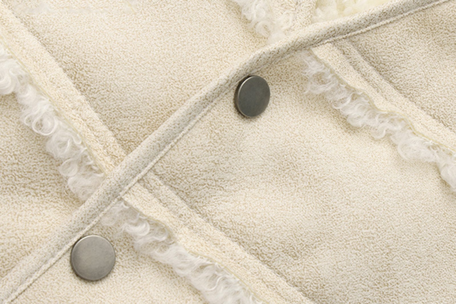 VANN VALRENCE Paneled Fleece-Trim Padded Vest